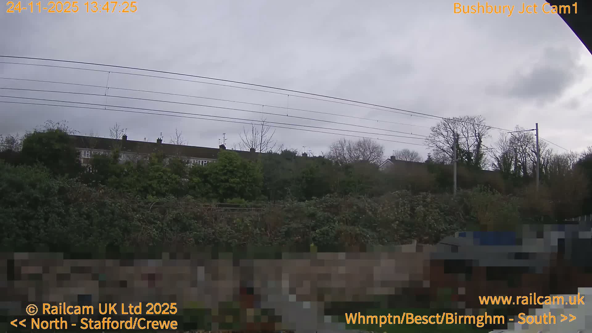 Bushbury Railway Junction Live Cam -  Wolverhampton, West Midlands, England, united Kingdom