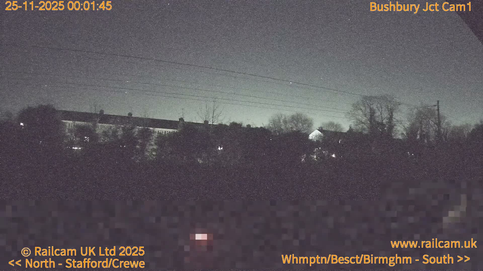 Bushbury Railway Junction Live Cam -  Wolverhampton, West Midlands, England, united Kingdom