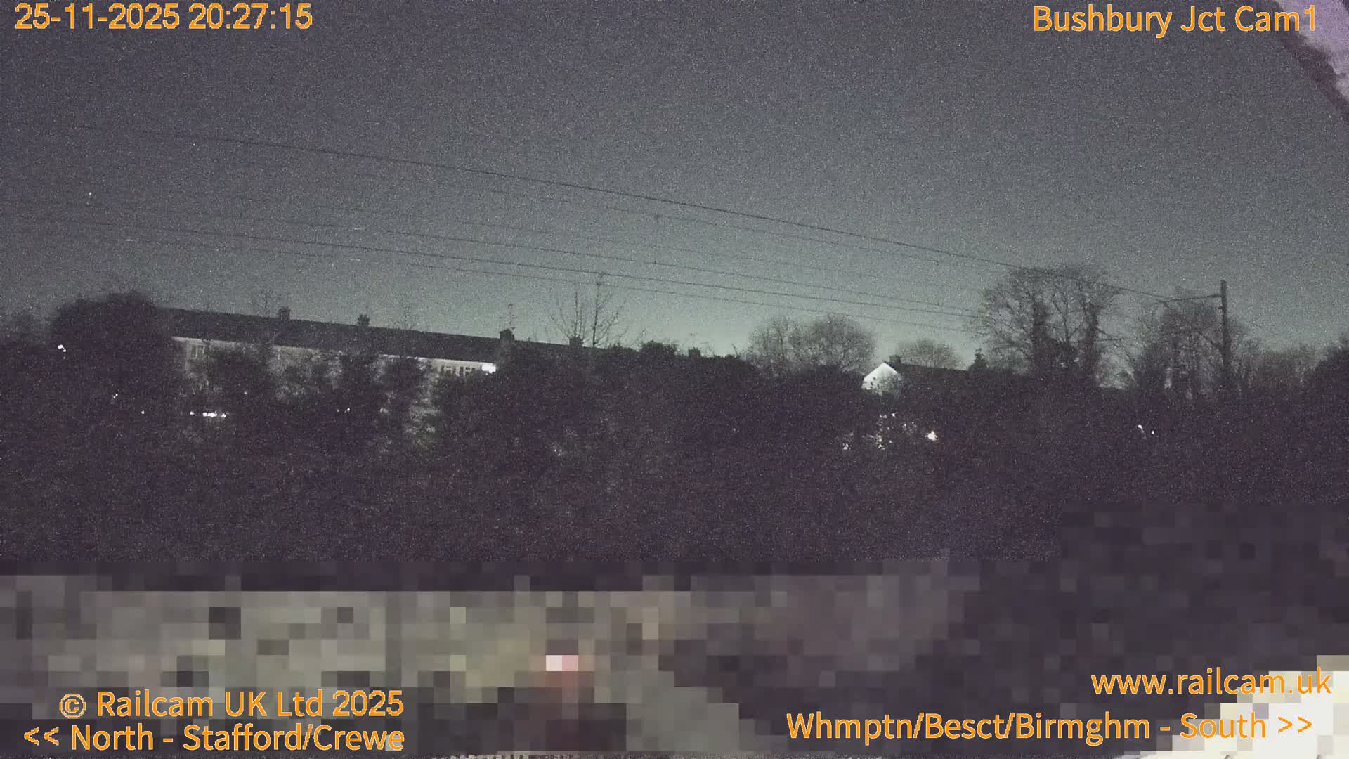 Bushbury Railway Junction Live Cam -  Wolverhampton, West Midlands, England, united Kingdom