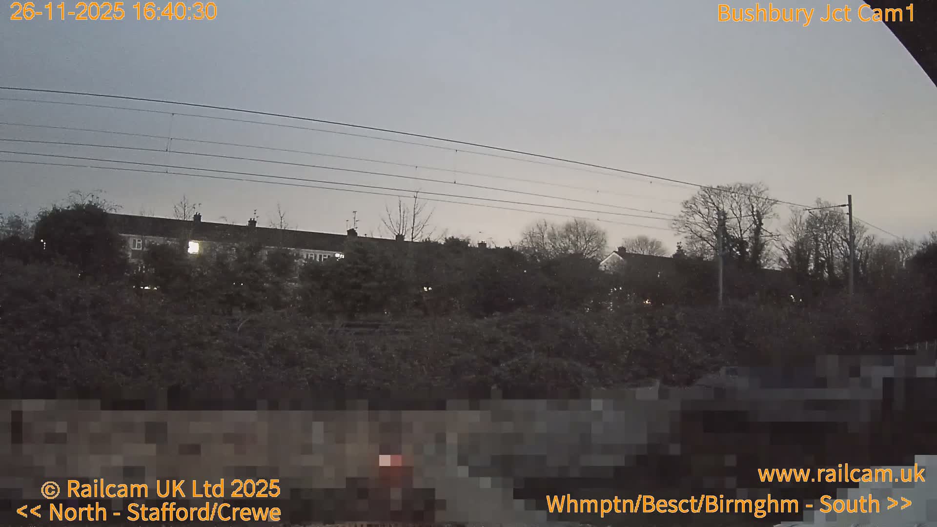 Bushbury Railway Junction Live Cam -  Wolverhampton, West Midlands, England, united Kingdom