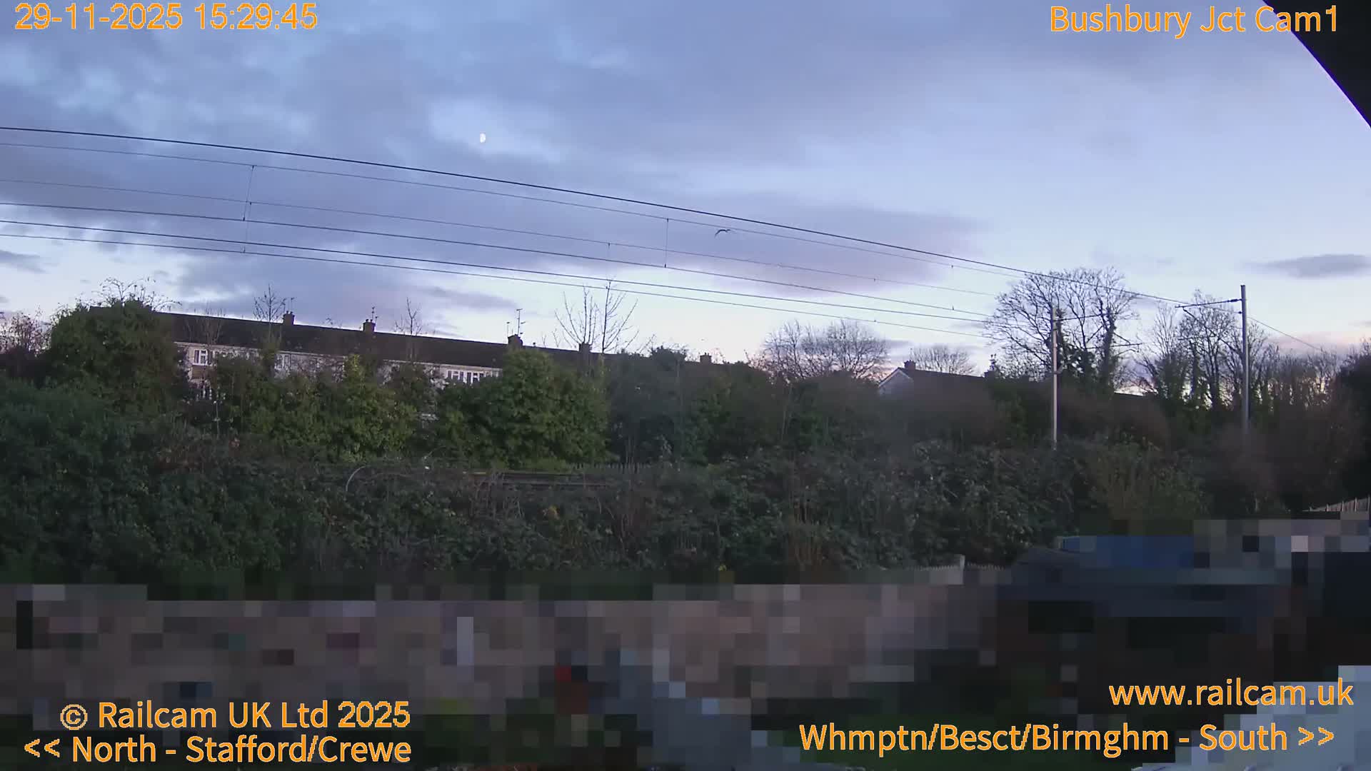 Bushbury Railway Junction Live Cam -  Wolverhampton, West Midlands, England, united Kingdom