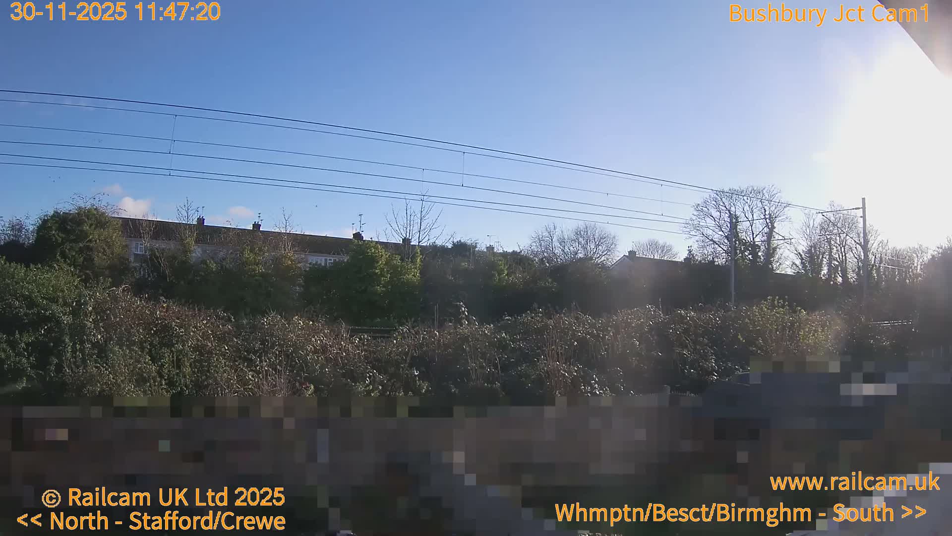 Bushbury Railway Junction Live Cam -  Wolverhampton, West Midlands, England, united Kingdom