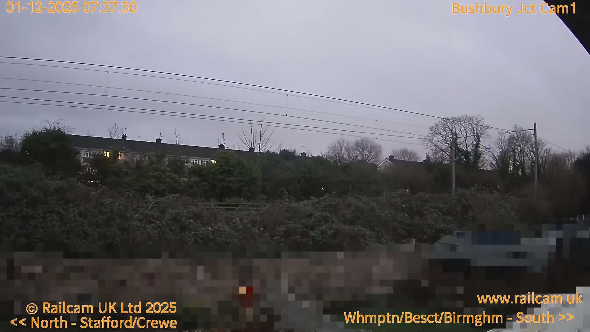 Bushbury Railway Junction Live Cam -  Wolverhampton, West Midlands, England, united Kingdom