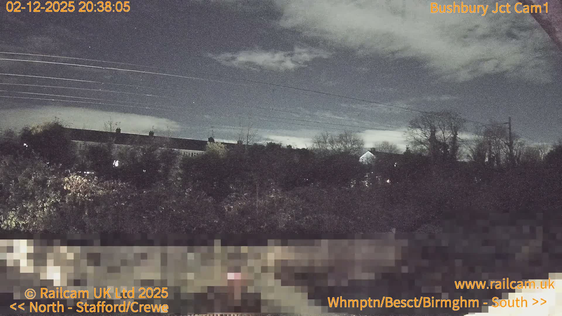 Bushbury Railway Junction Live Cam -  Wolverhampton, West Midlands, England, united Kingdom