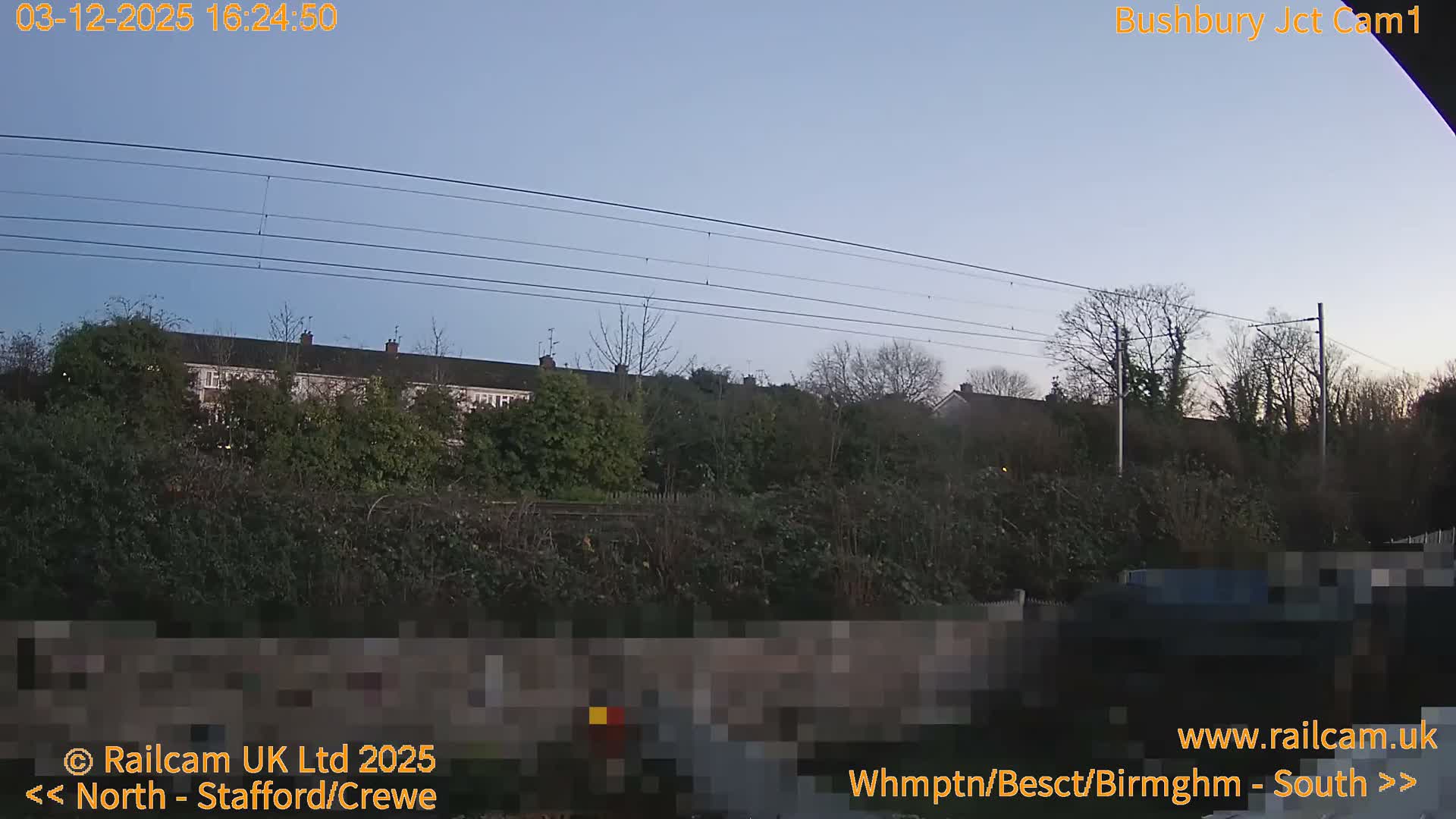 Bushbury Railway Junction Live Cam -  Wolverhampton, West Midlands, England, united Kingdom