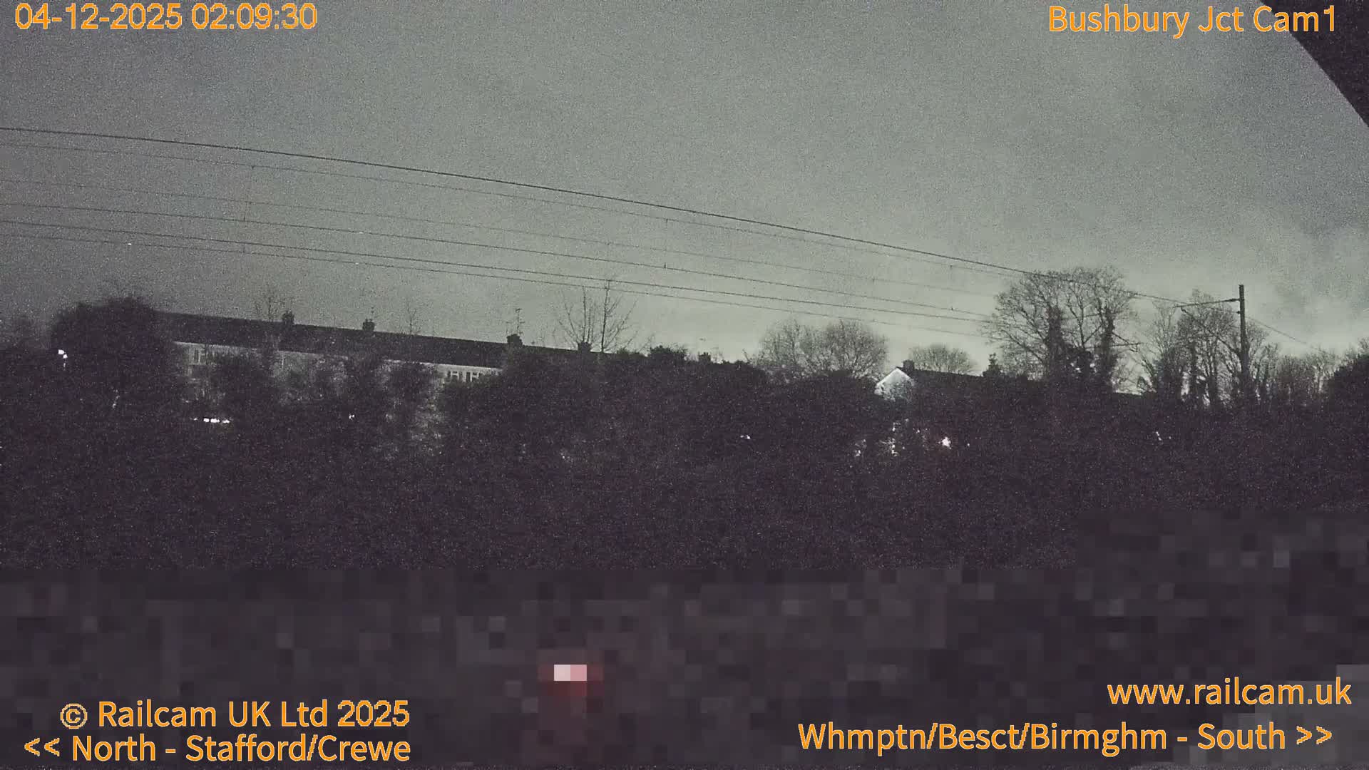 Bushbury Railway Junction Live Cam -  Wolverhampton, West Midlands, England, united Kingdom