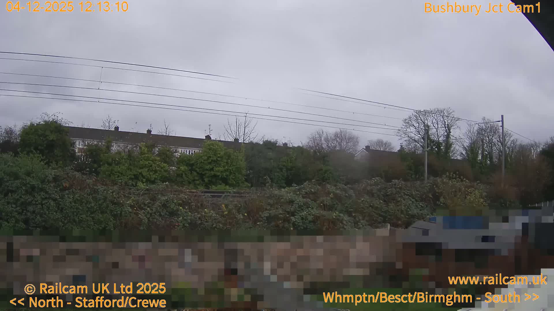 Bushbury Railway Junction Live Cam -  Wolverhampton, West Midlands, England, united Kingdom