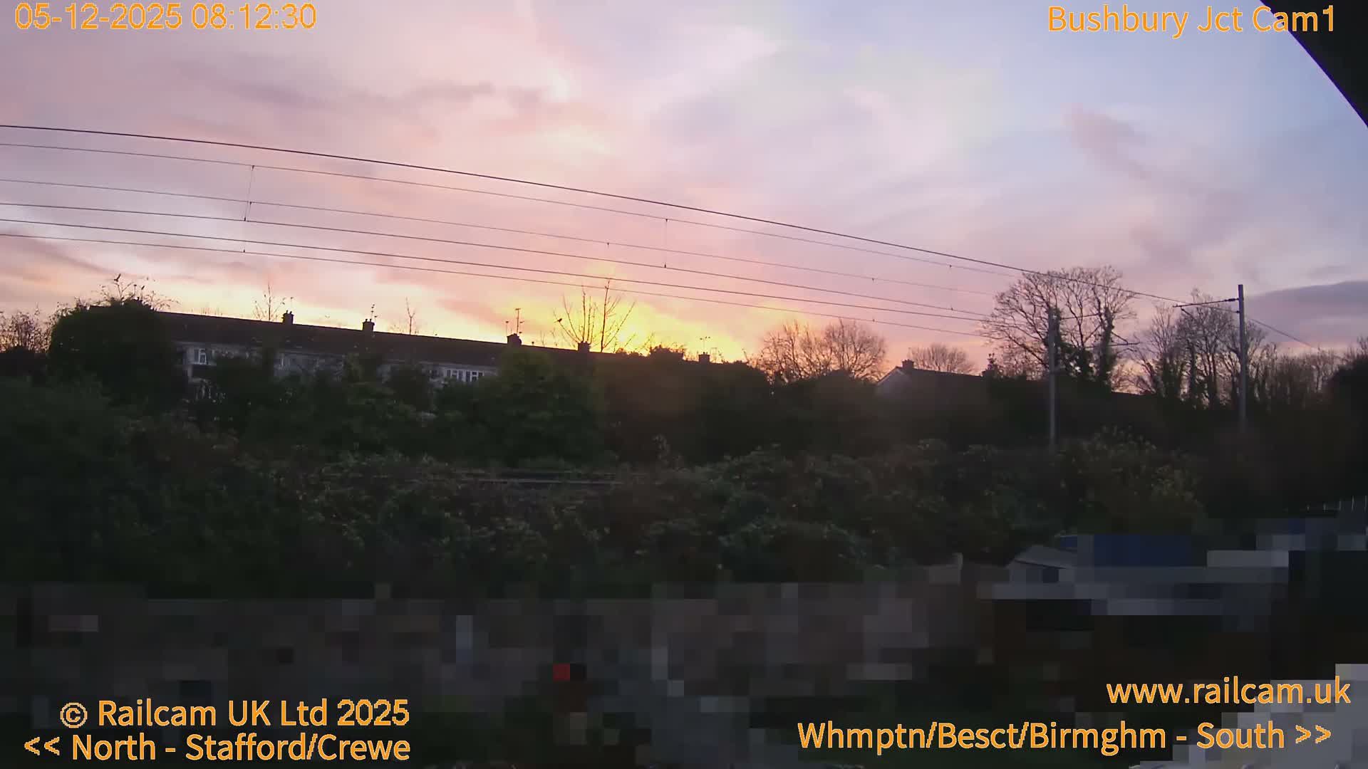 Bushbury Railway Junction Live Cam -  Wolverhampton, West Midlands, England, united Kingdom