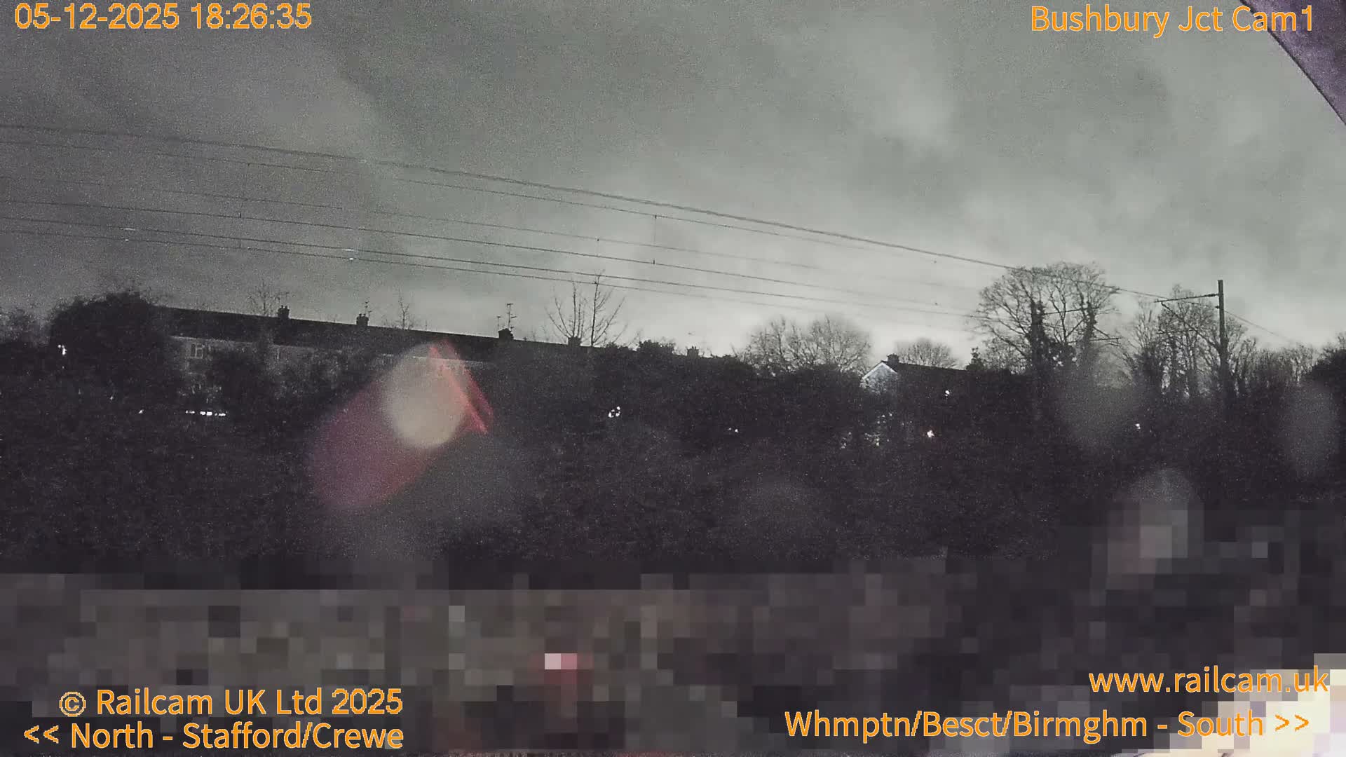 Bushbury Railway Junction Live Cam -  Wolverhampton, West Midlands, England, united Kingdom