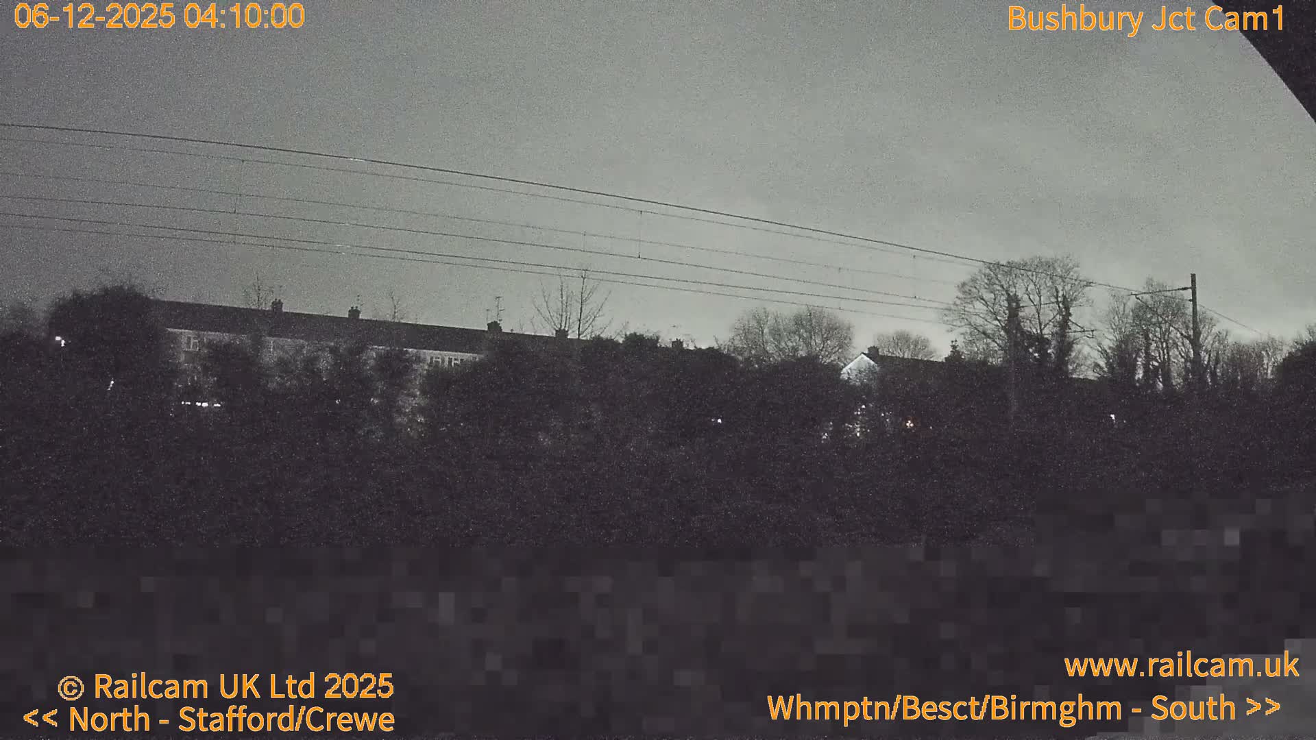 Bushbury Railway Junction Live Cam -  Wolverhampton, West Midlands, England, united Kingdom