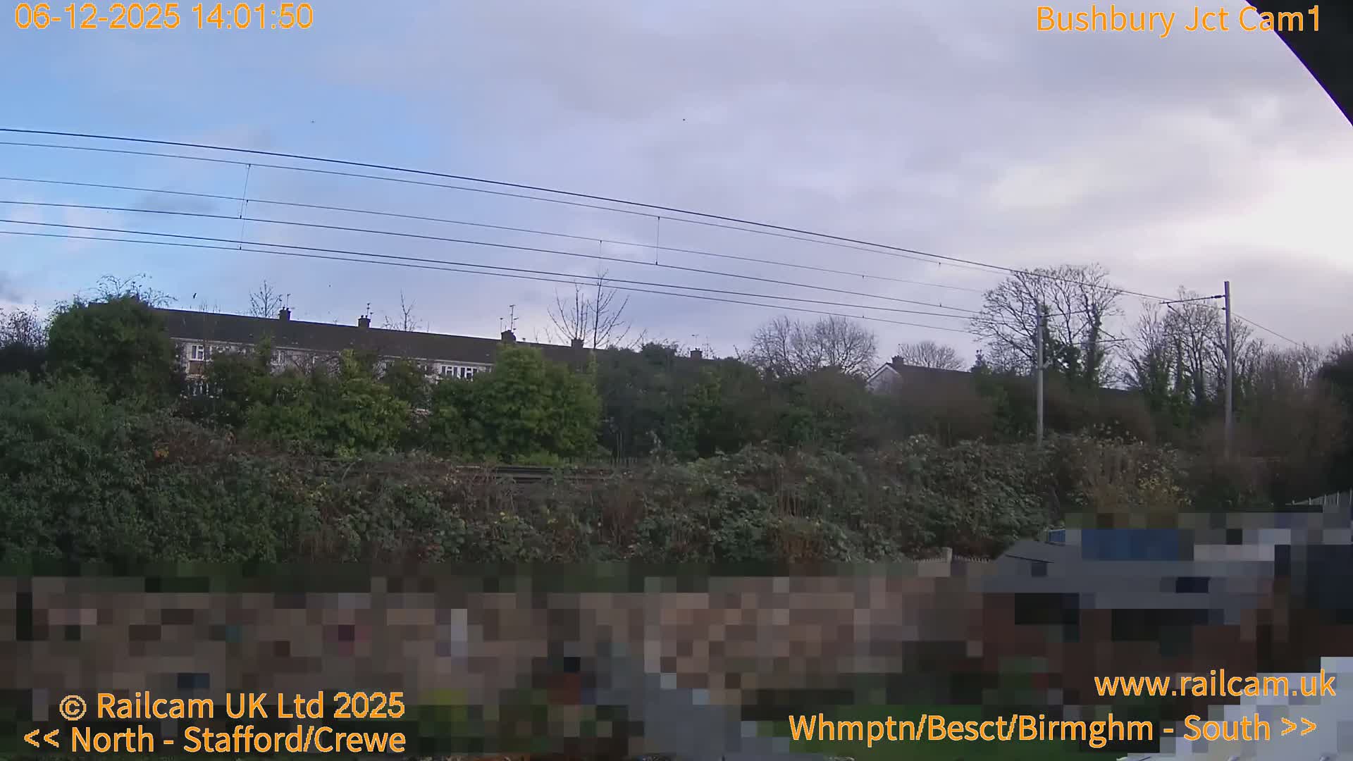 Bushbury Railway Junction Live Cam -  Wolverhampton, West Midlands, England, united Kingdom