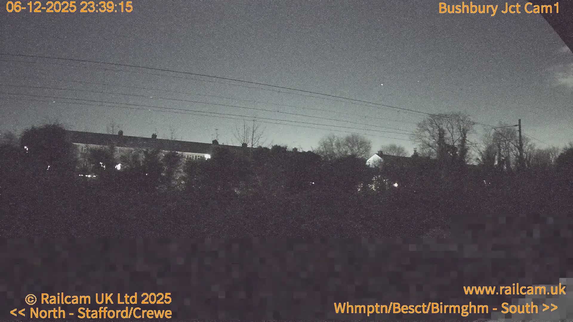 Bushbury Railway Junction Live Cam -  Wolverhampton, West Midlands, England, united Kingdom