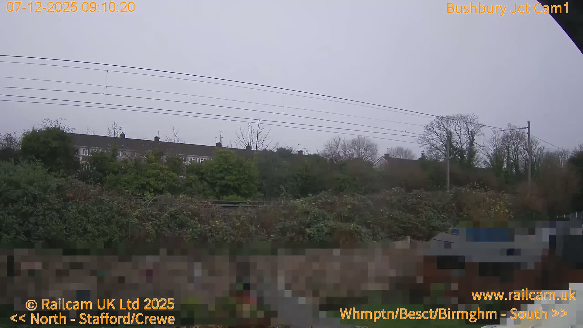 Bushbury Railway Junction Live Cam -  Wolverhampton, West Midlands, England, united Kingdom