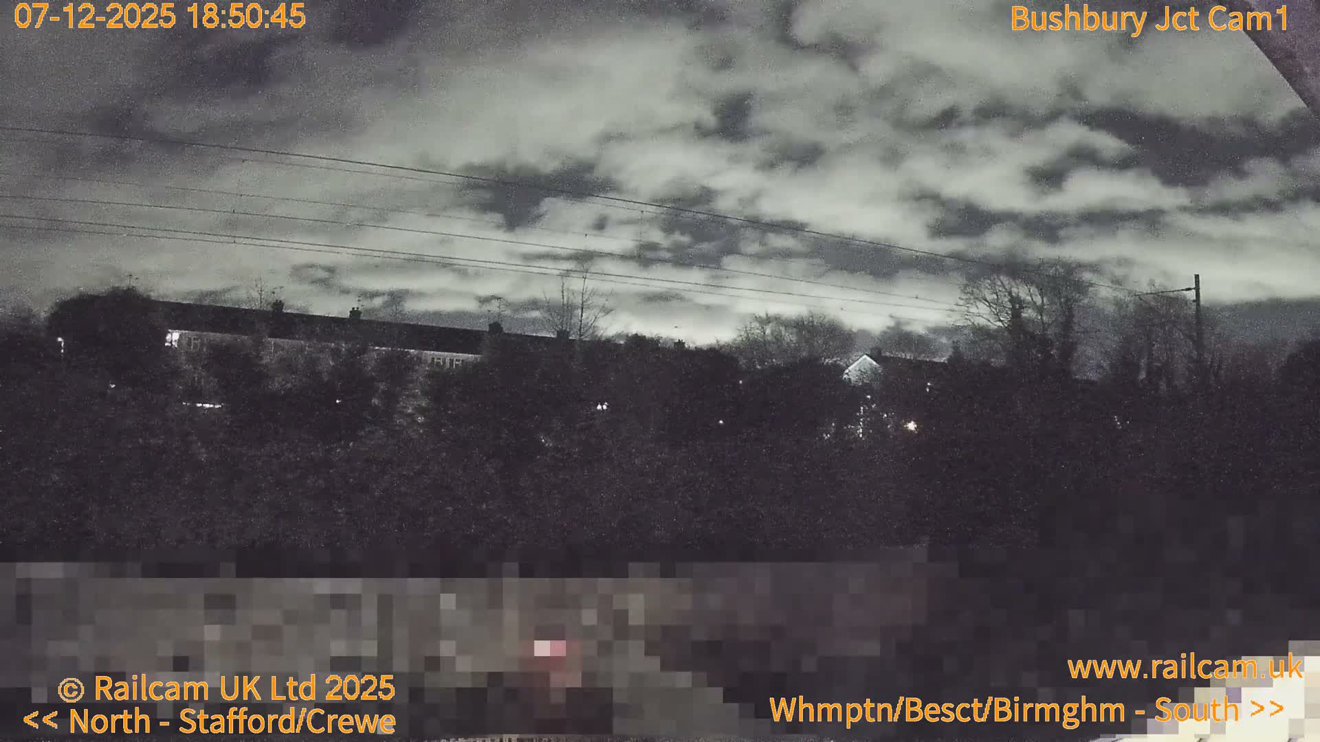 Bushbury Railway Junction Live Cam -  Wolverhampton, West Midlands, England, united Kingdom