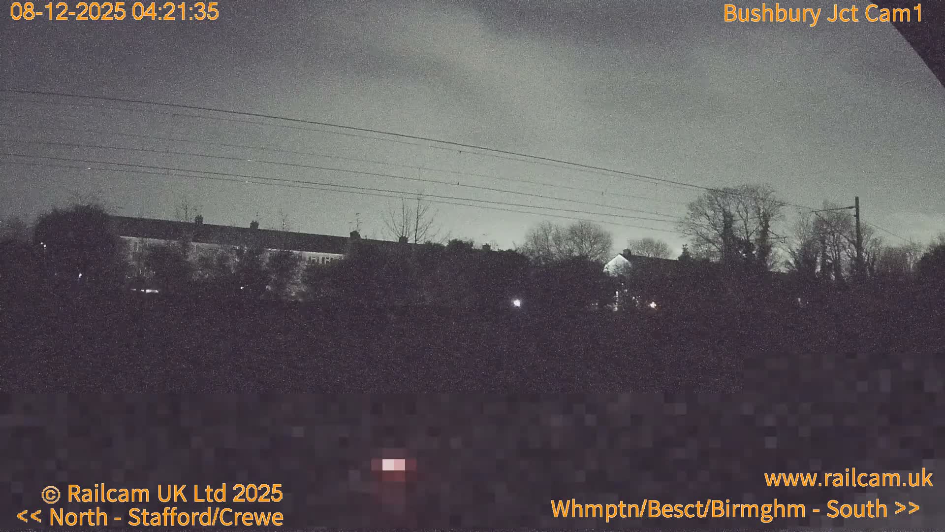 Bushbury Railway Junction Live Cam -  Wolverhampton, West Midlands, England, united Kingdom