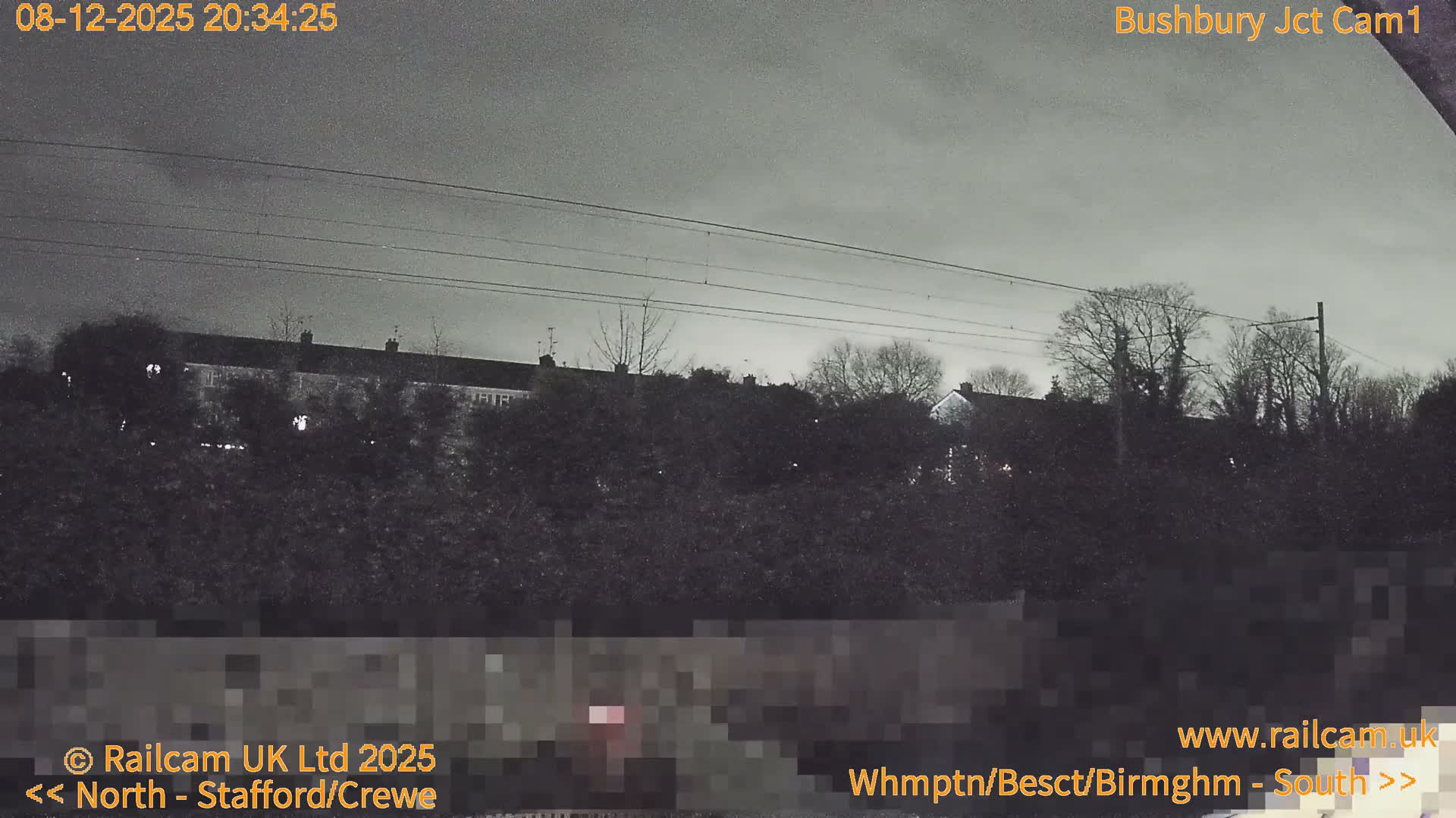 Bushbury Railway Junction Live Cam -  Wolverhampton, West Midlands, England, united Kingdom