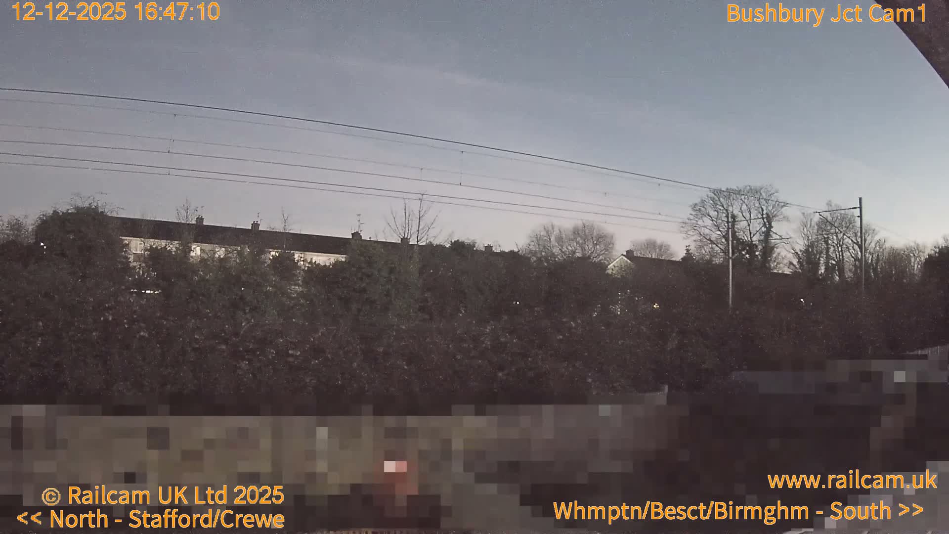 Bushbury Railway Junction Live Cam -  Wolverhampton, West Midlands, England, united Kingdom