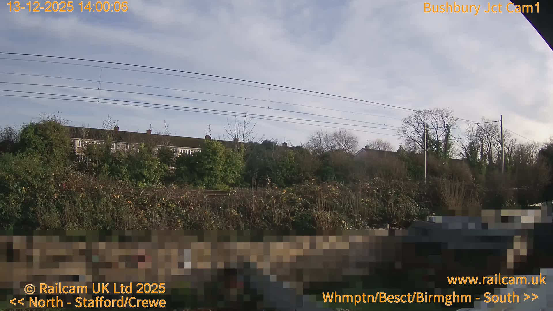 Bushbury Railway Junction Live Cam -  Wolverhampton, West Midlands, England, united Kingdom
