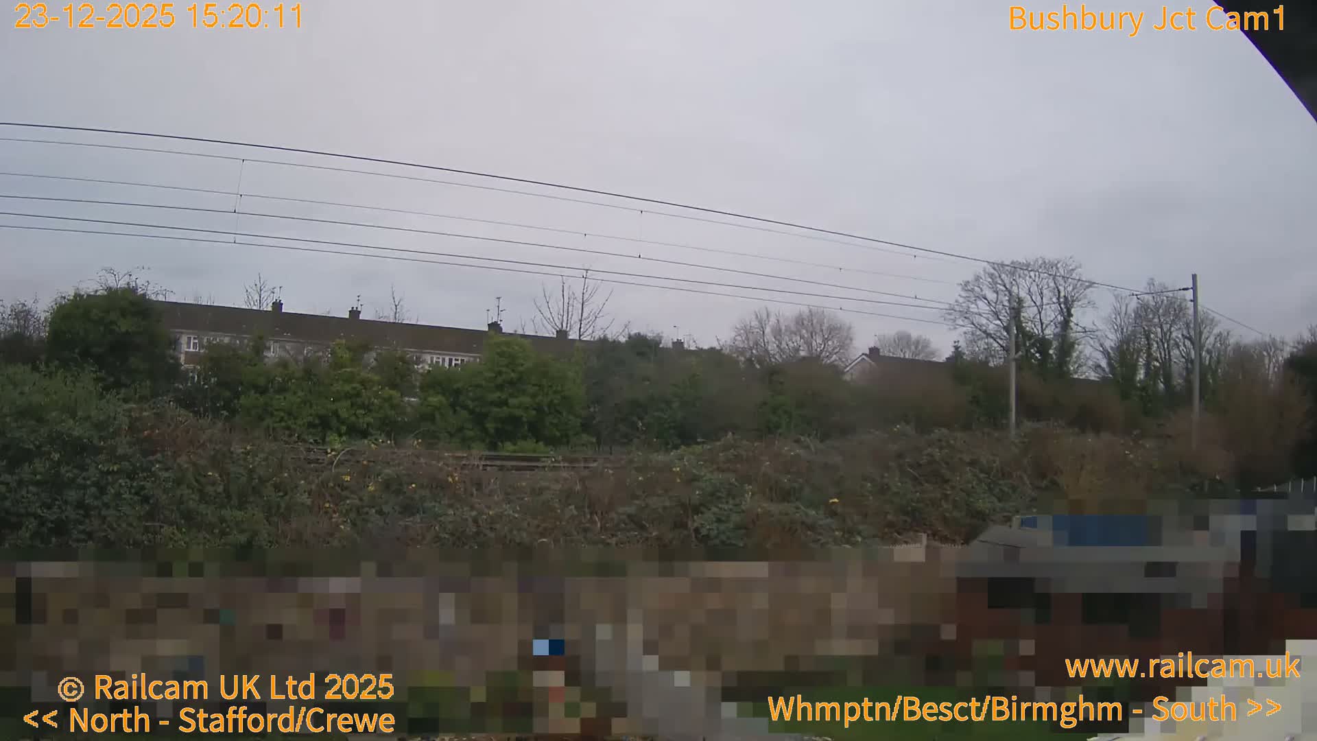 Bushbury Railway Junction Live Cam -  Wolverhampton, West Midlands, England, united Kingdom
