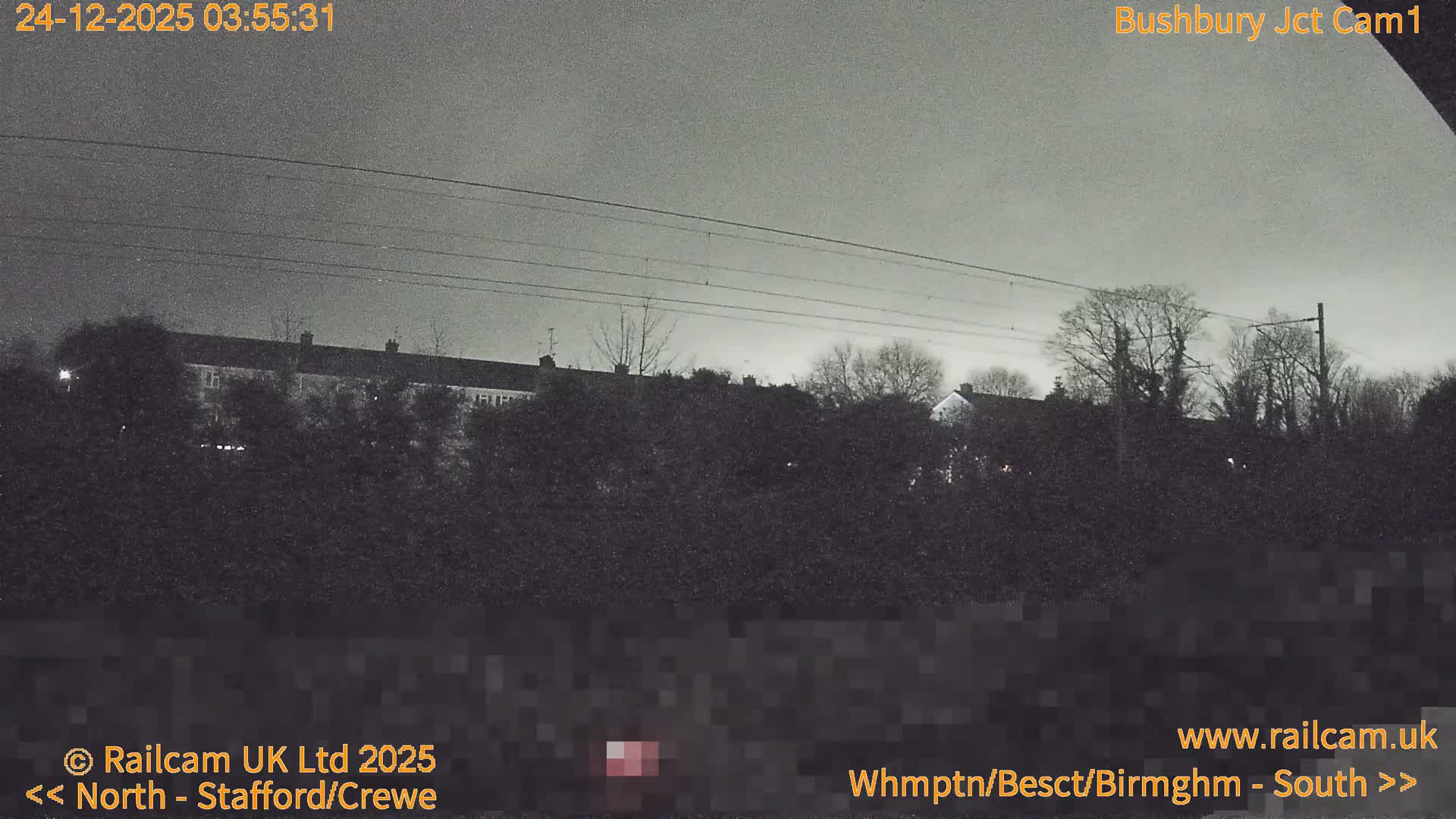 Bushbury Railway Junction Live Cam -  Wolverhampton, West Midlands, England, united Kingdom