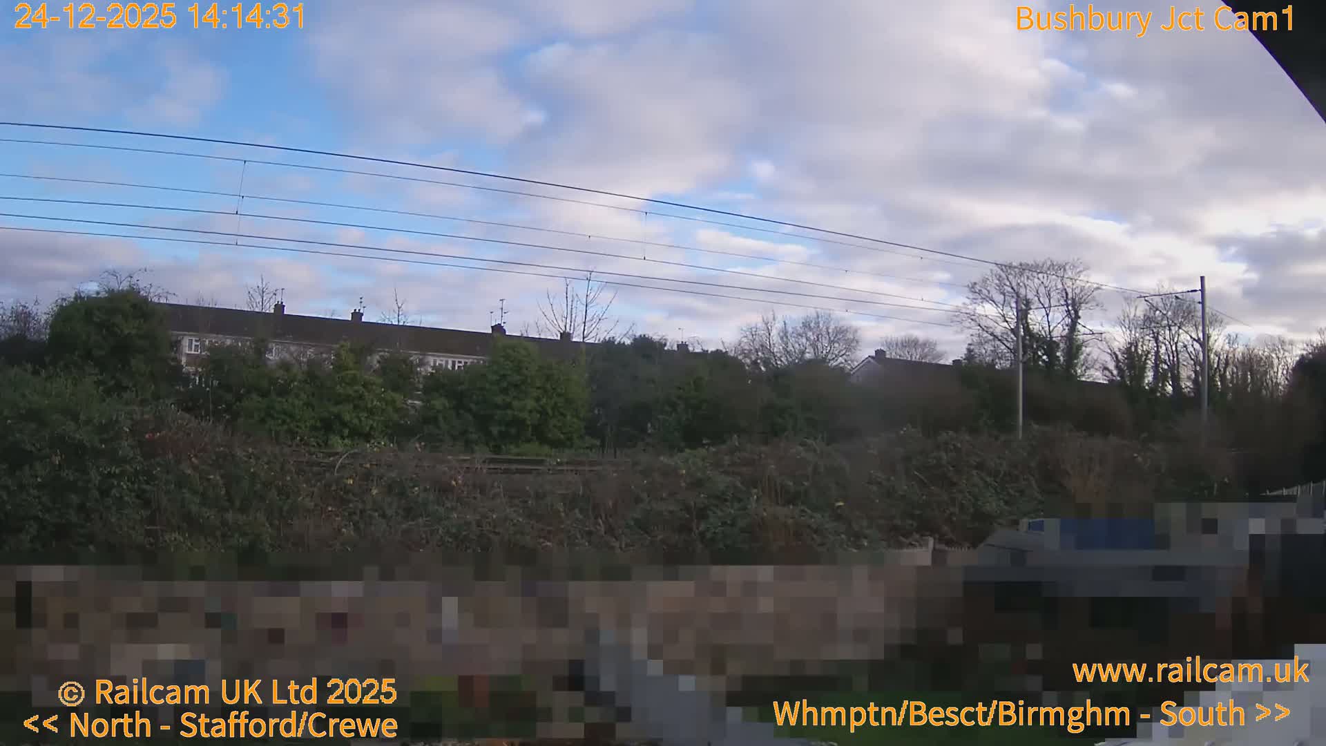 Bushbury Railway Junction Live Cam -  Wolverhampton, West Midlands, England, united Kingdom