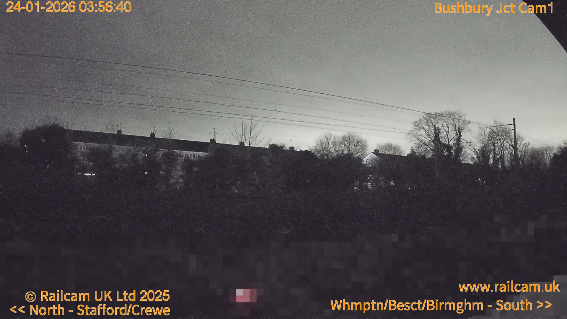Bushbury Railway Junction Live Cam -  Wolverhampton, West Midlands, England, united Kingdom