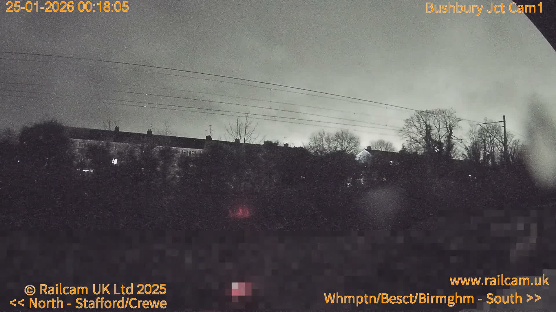 Bushbury Railway Junction Live Cam -  Wolverhampton, West Midlands, England, united Kingdom