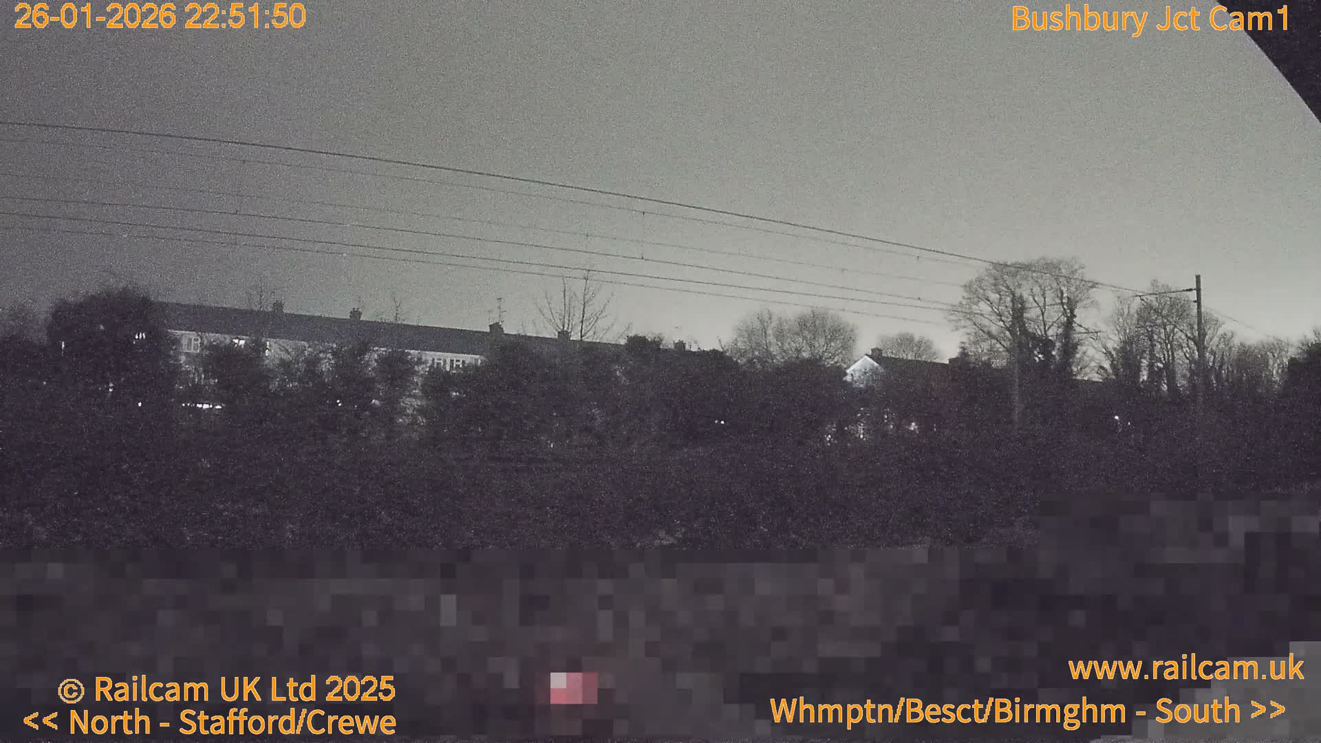 Bushbury Railway Junction Live Cam -  Wolverhampton, West Midlands, England, united Kingdom