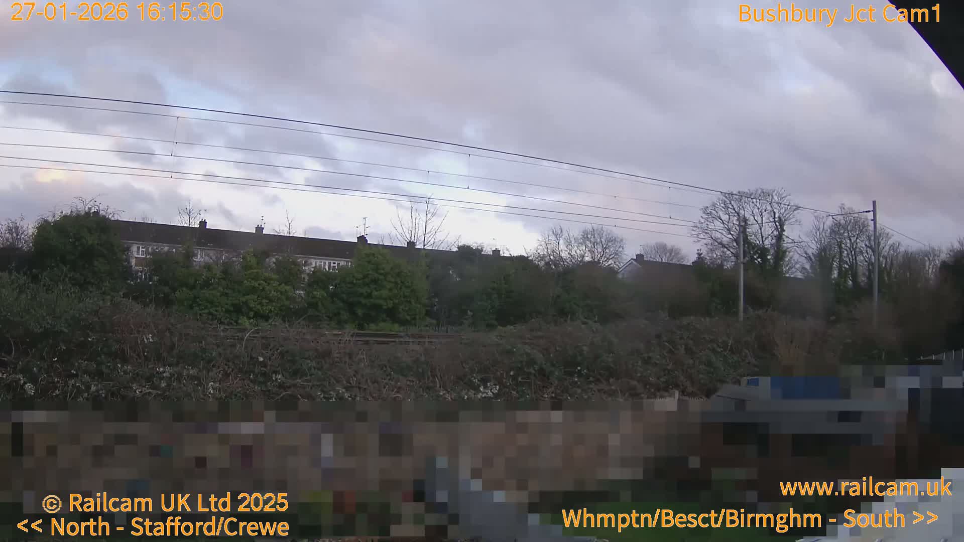 Bushbury Railway Junction Live Cam -  Wolverhampton, West Midlands, England, united Kingdom