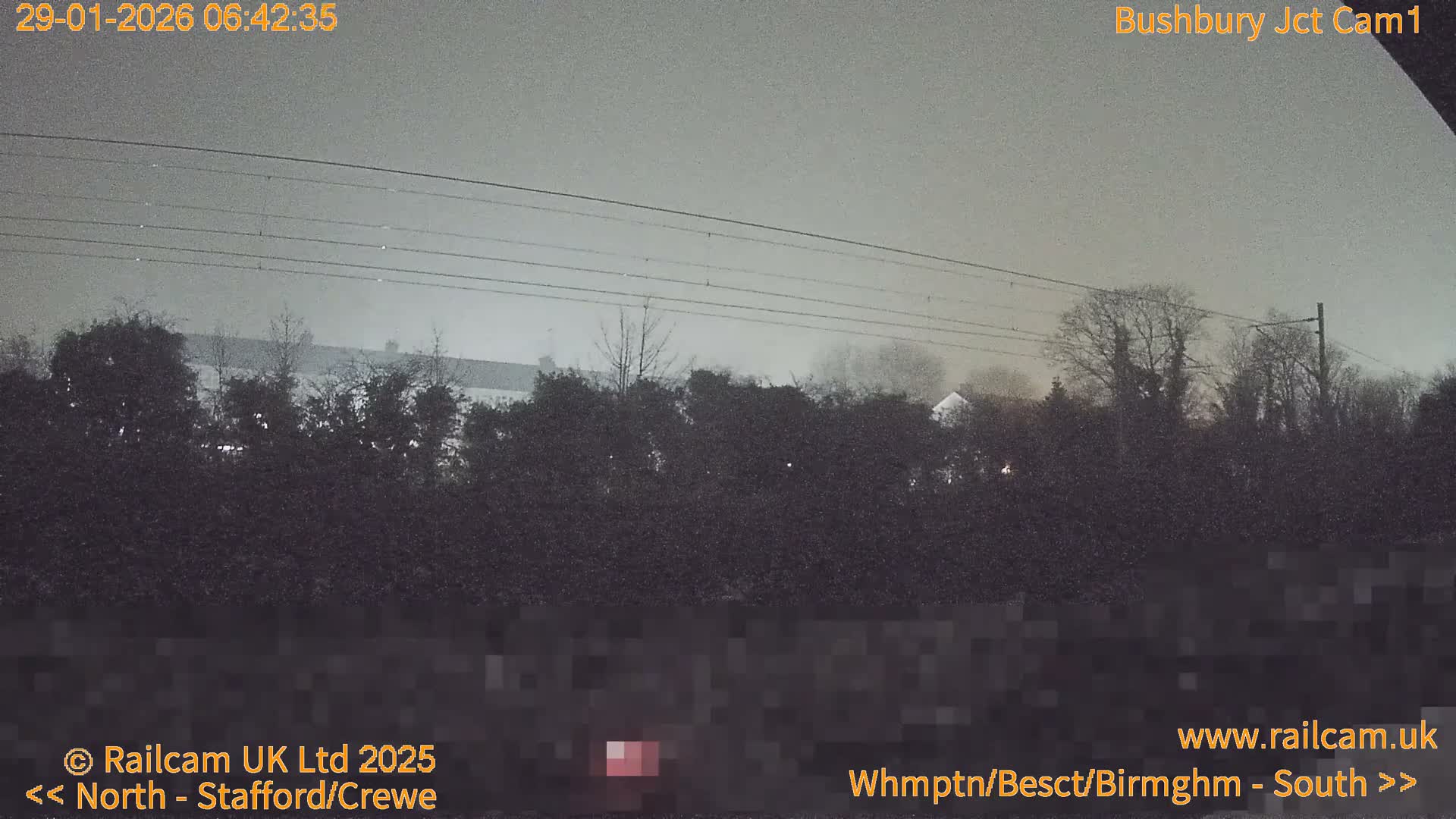 Bushbury Railway Junction Live Cam -  Wolverhampton, West Midlands, England, united Kingdom