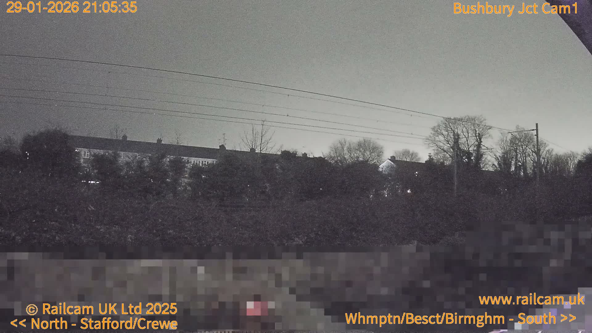 Bushbury Railway Junction Live Cam -  Wolverhampton, West Midlands, England, united Kingdom