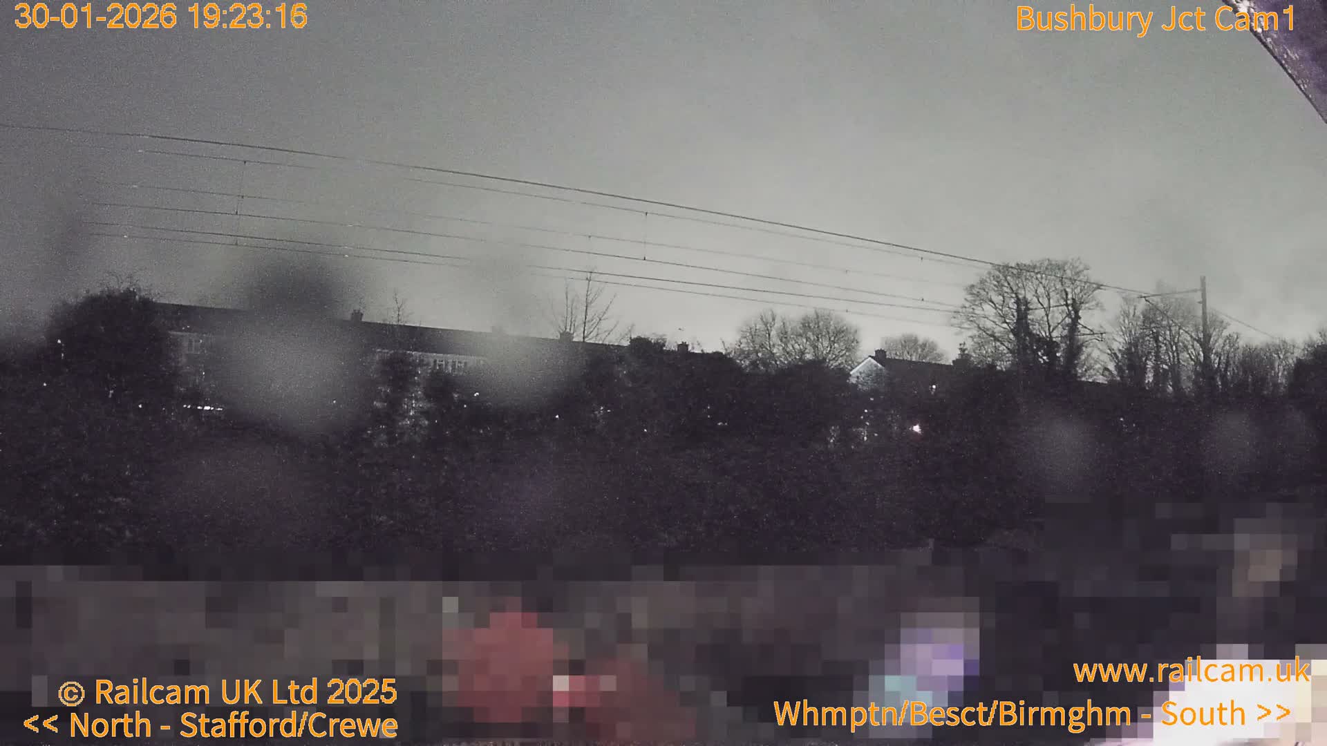 Bushbury Railway Junction Live Cam -  Wolverhampton, West Midlands, England, united Kingdom