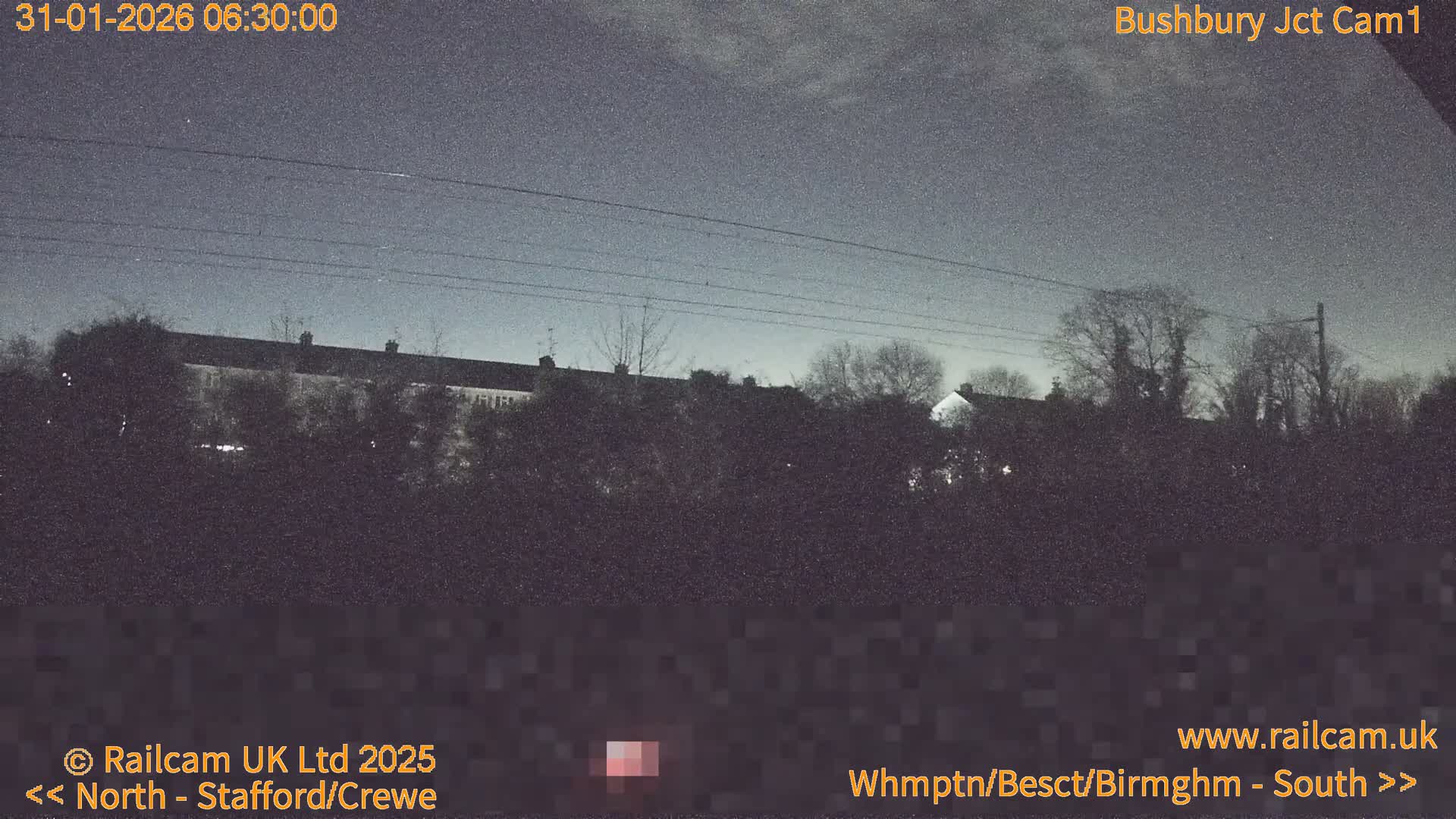 Bushbury Railway Junction Live Cam -  Wolverhampton, West Midlands, England, united Kingdom
