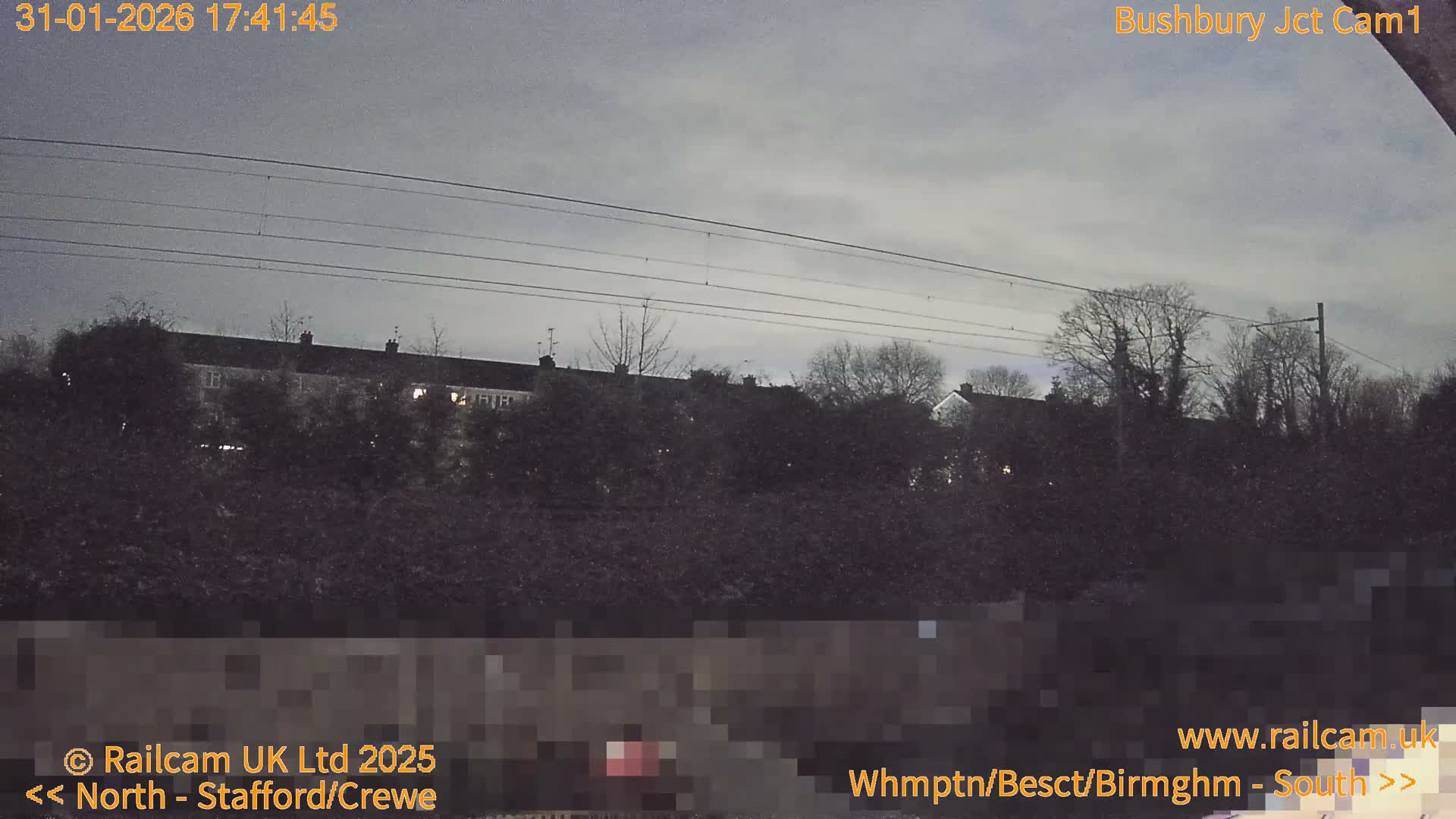 Bushbury Railway Junction Live Cam -  Wolverhampton, West Midlands, England, united Kingdom