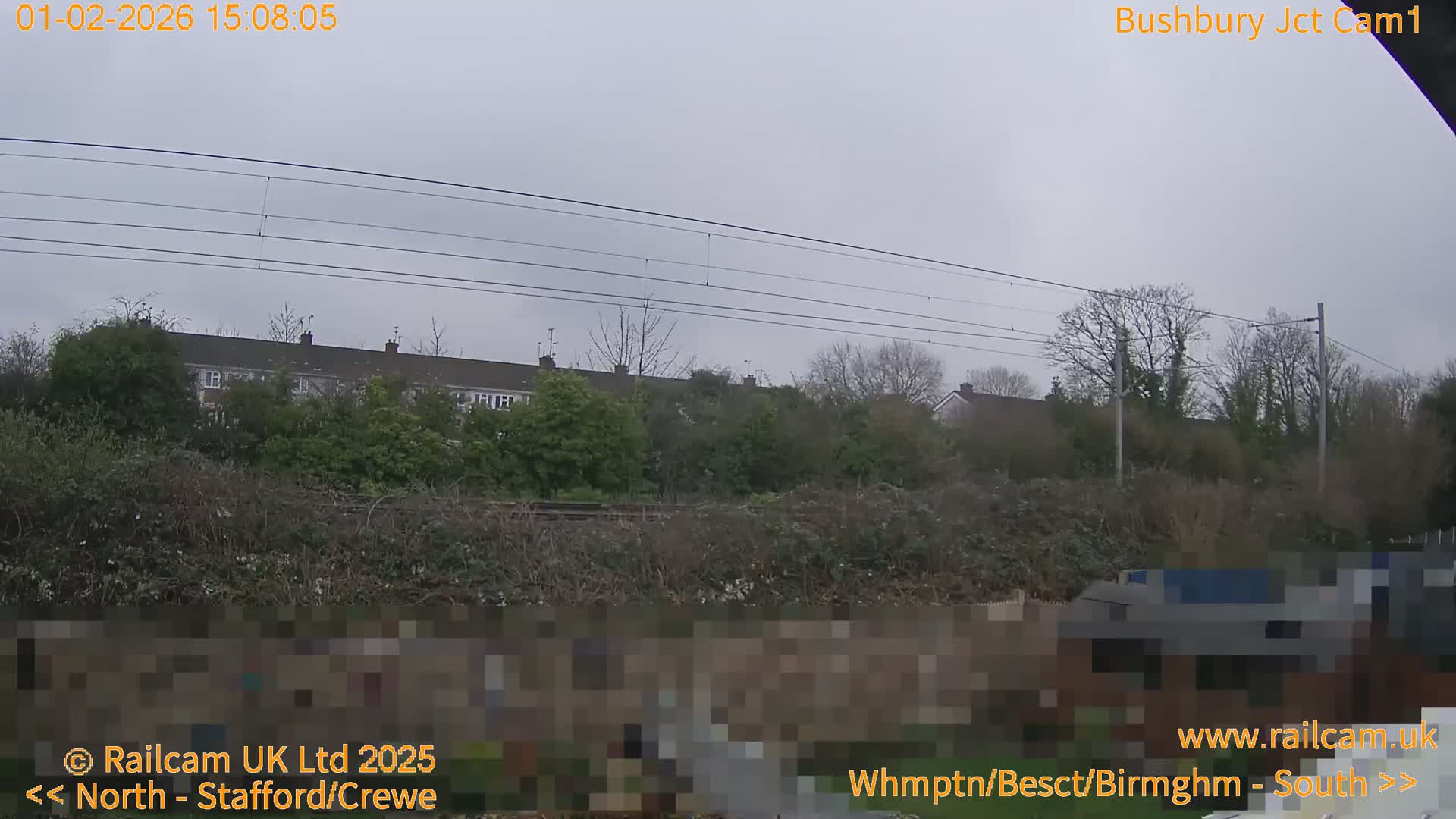 Bushbury Railway Junction Live Cam -  Wolverhampton, West Midlands, England, united Kingdom