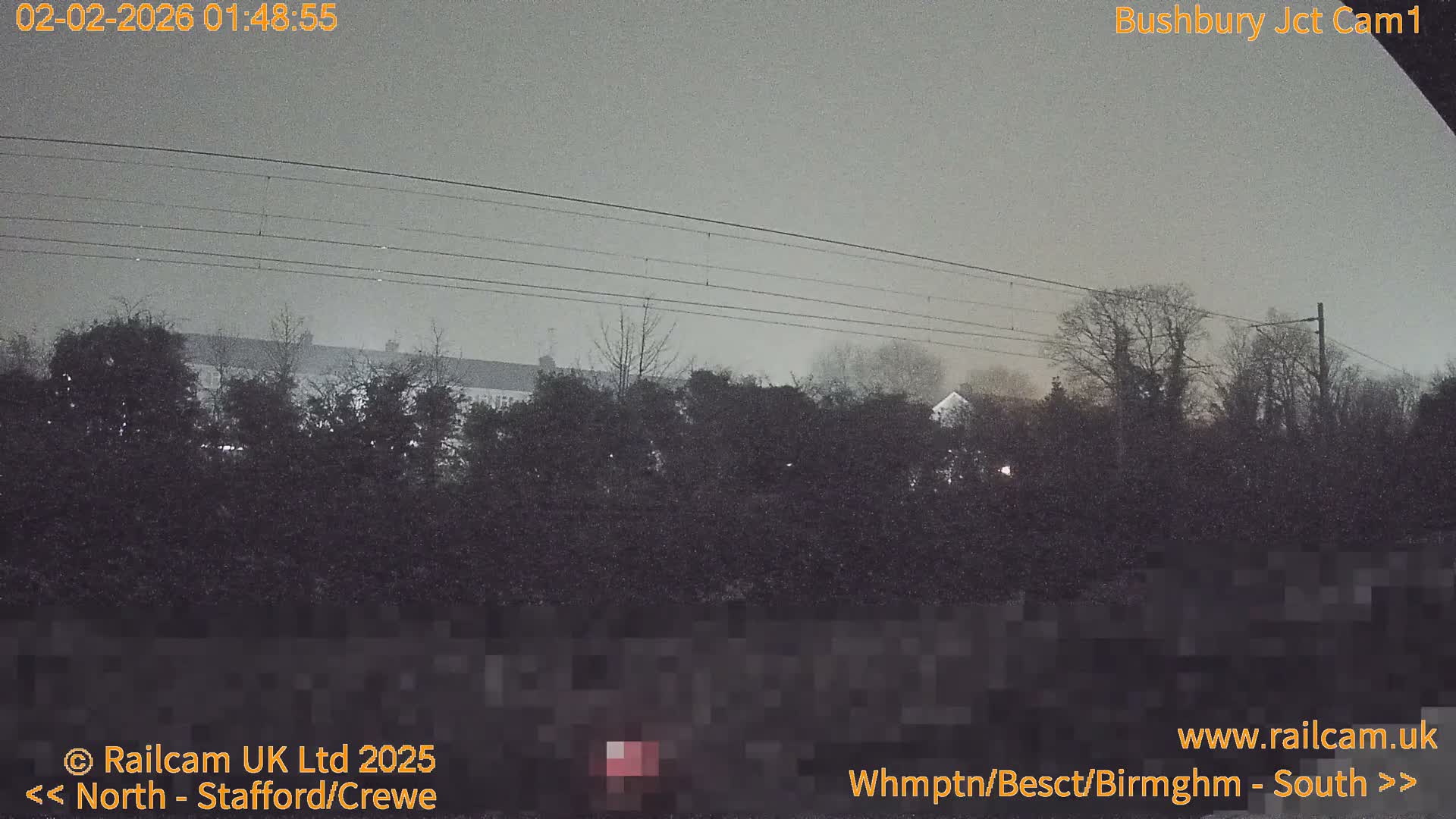 Bushbury Railway Junction Live Cam -  Wolverhampton, West Midlands, England, united Kingdom