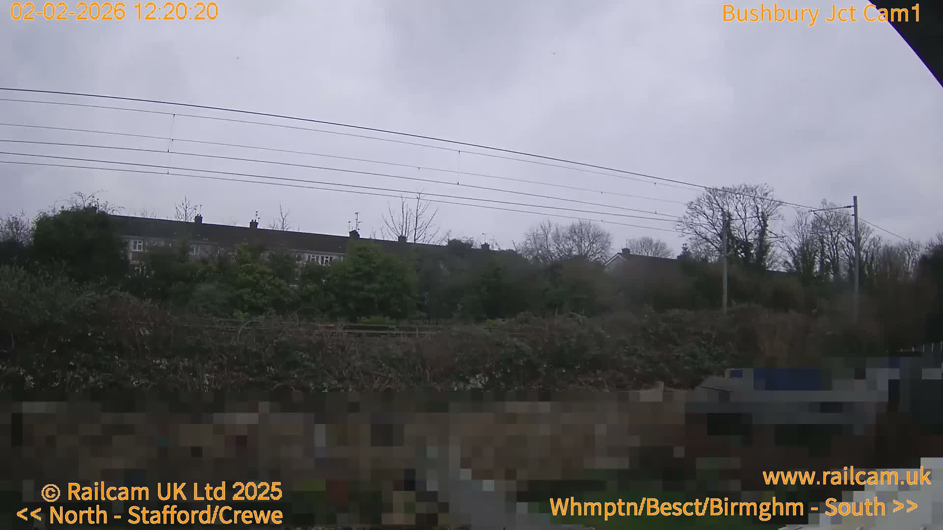 Bushbury Railway Junction Live Cam -  Wolverhampton, West Midlands, England, united Kingdom