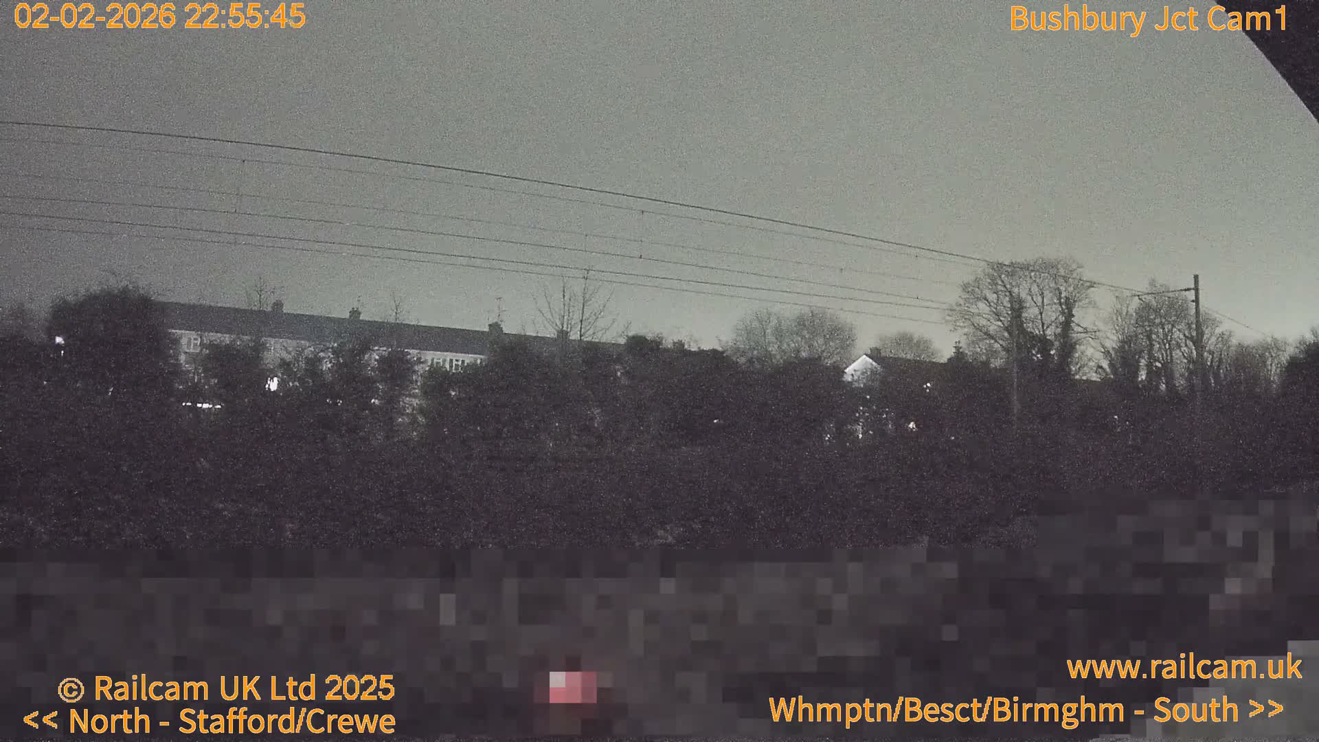 Bushbury Railway Junction Live Cam -  Wolverhampton, West Midlands, England, united Kingdom