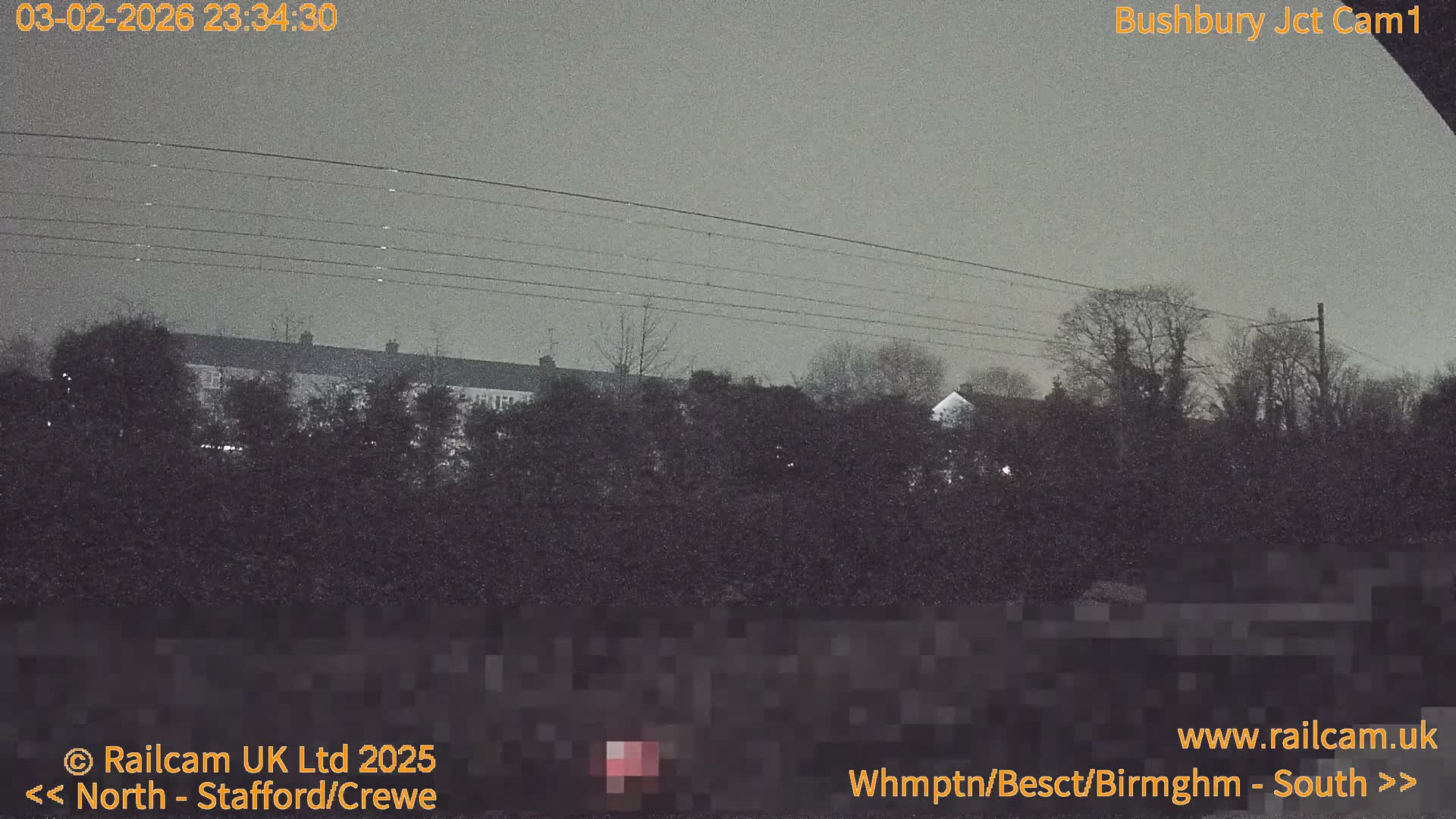 Bushbury Railway Junction Live Cam -  Wolverhampton, West Midlands, England, united Kingdom