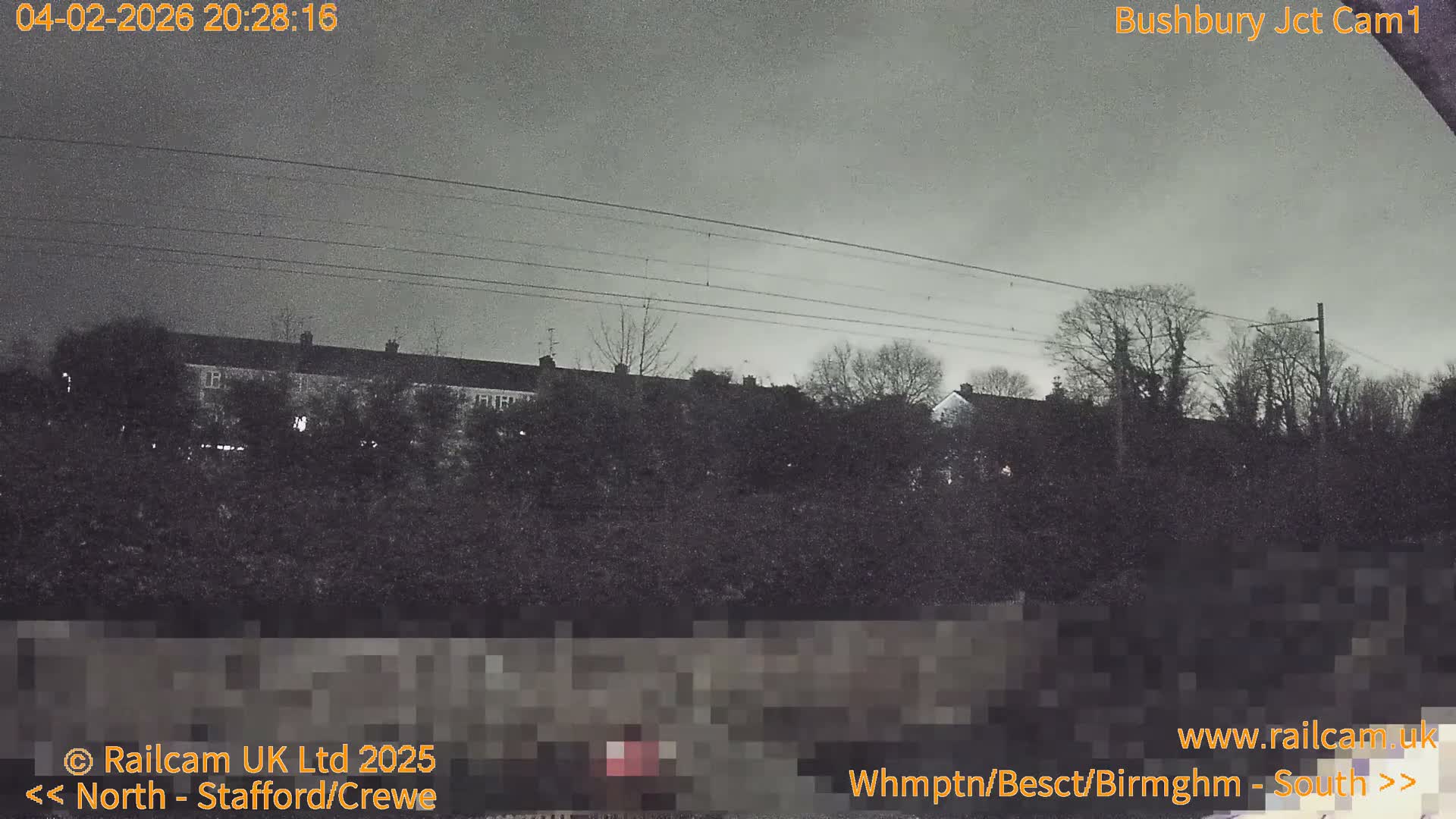 Bushbury Railway Junction Live Cam -  Wolverhampton, West Midlands, England, united Kingdom