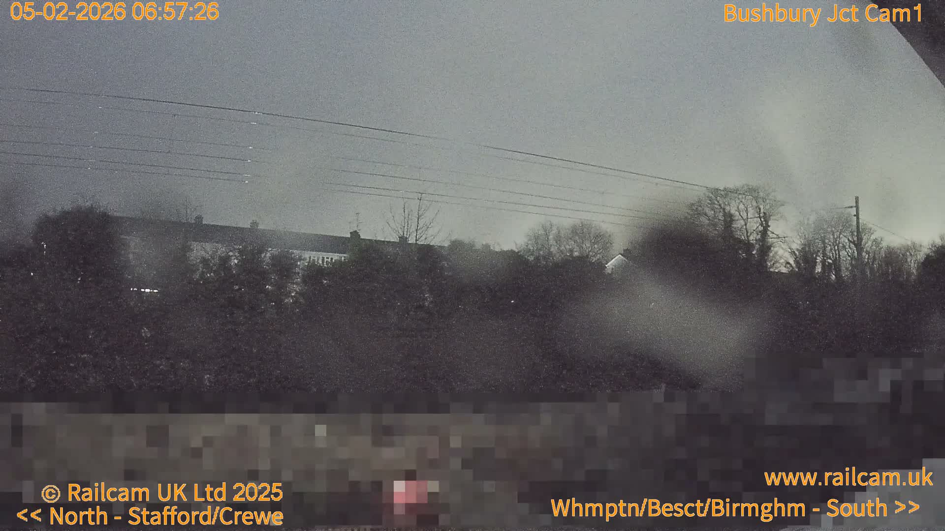Bushbury Railway Junction Live Cam -  Wolverhampton, West Midlands, England, united Kingdom