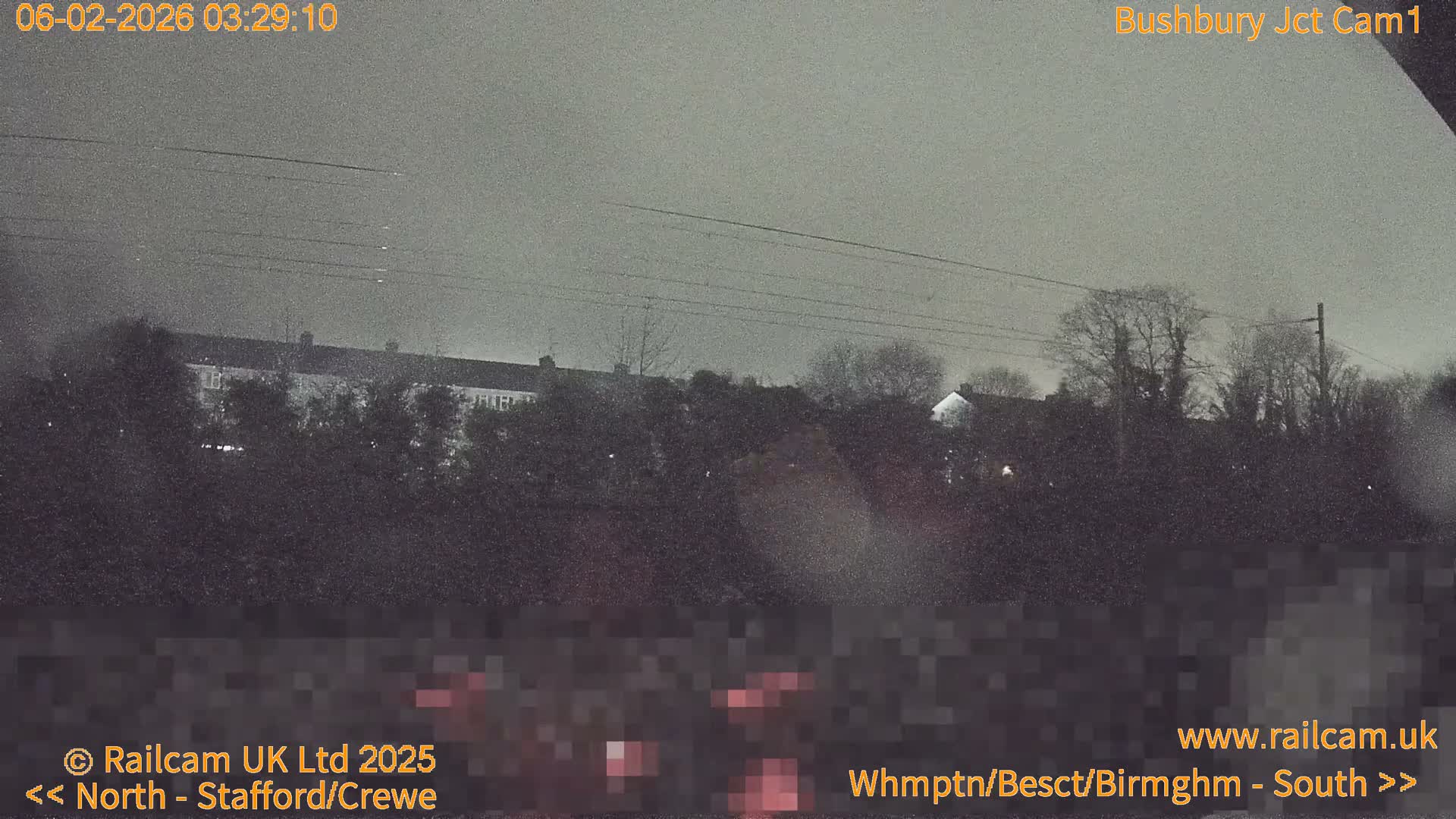 Bushbury Railway Junction Live Cam -  Wolverhampton, West Midlands, England, united Kingdom