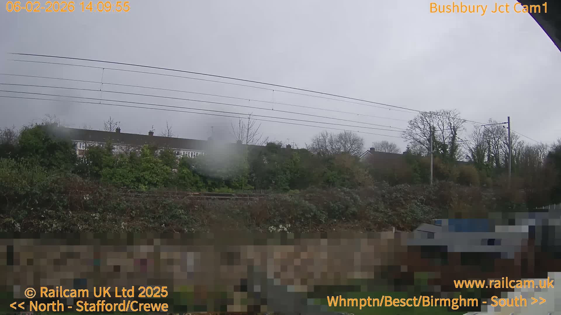 Bushbury Railway Junction Live Cam -  Wolverhampton, West Midlands, England, united Kingdom