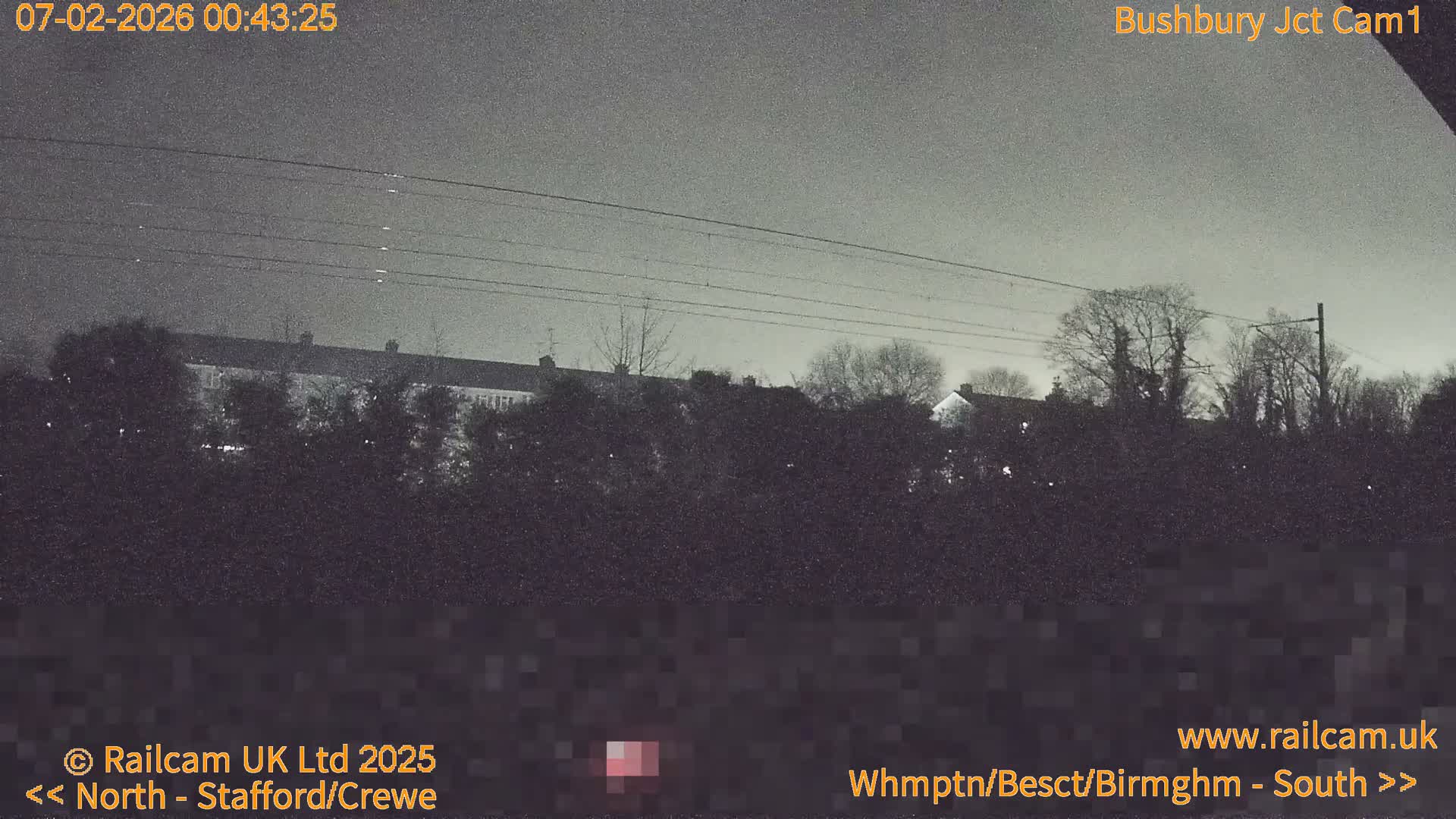 Bushbury Railway Junction Live Cam -  Wolverhampton, West Midlands, England, united Kingdom