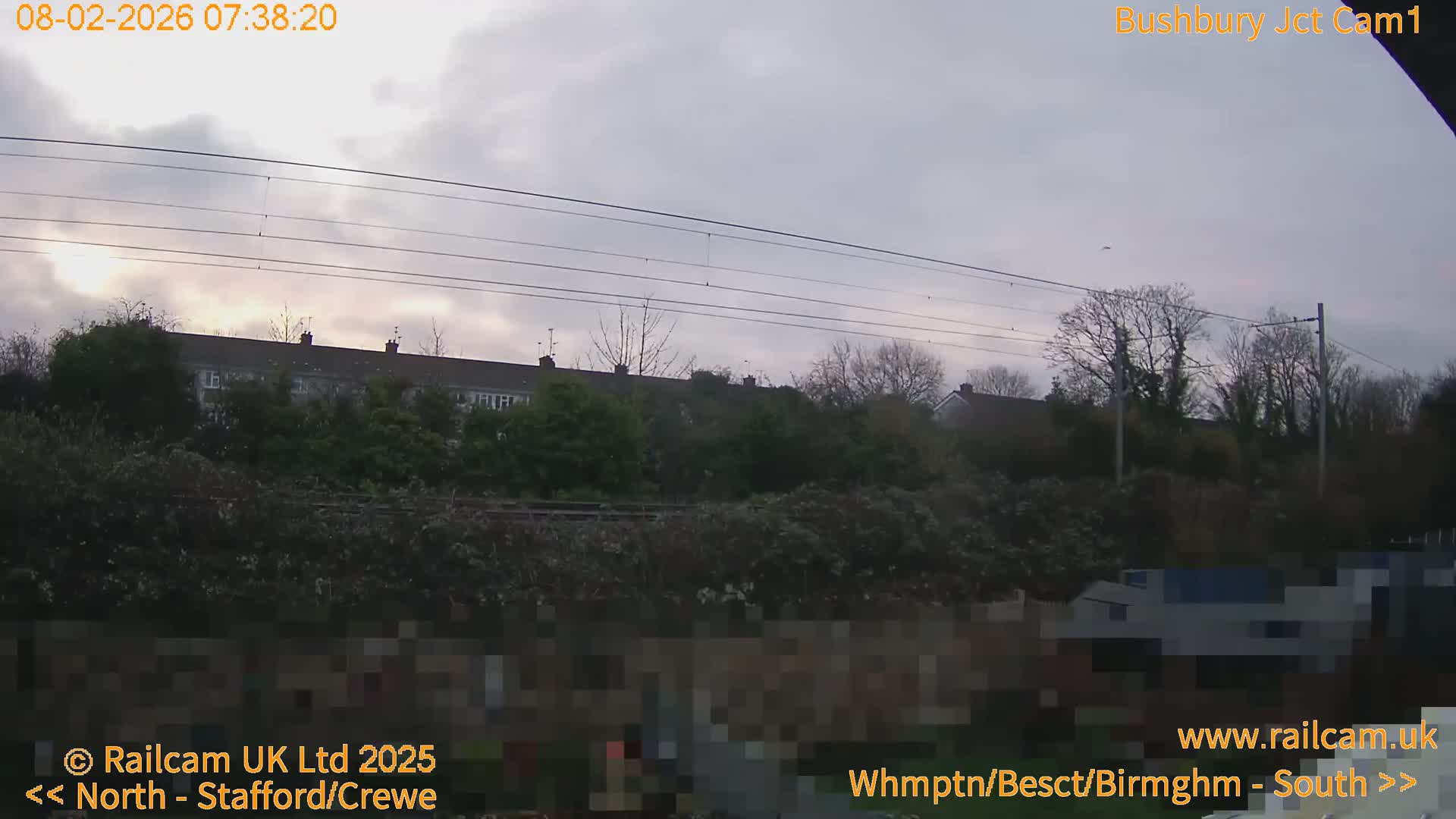 Bushbury Railway Junction Live Cam -  Wolverhampton, West Midlands, England, united Kingdom