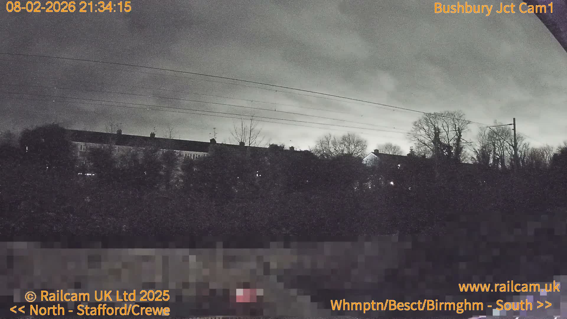 Bushbury Railway Junction Live Cam -  Wolverhampton, West Midlands, England, united Kingdom