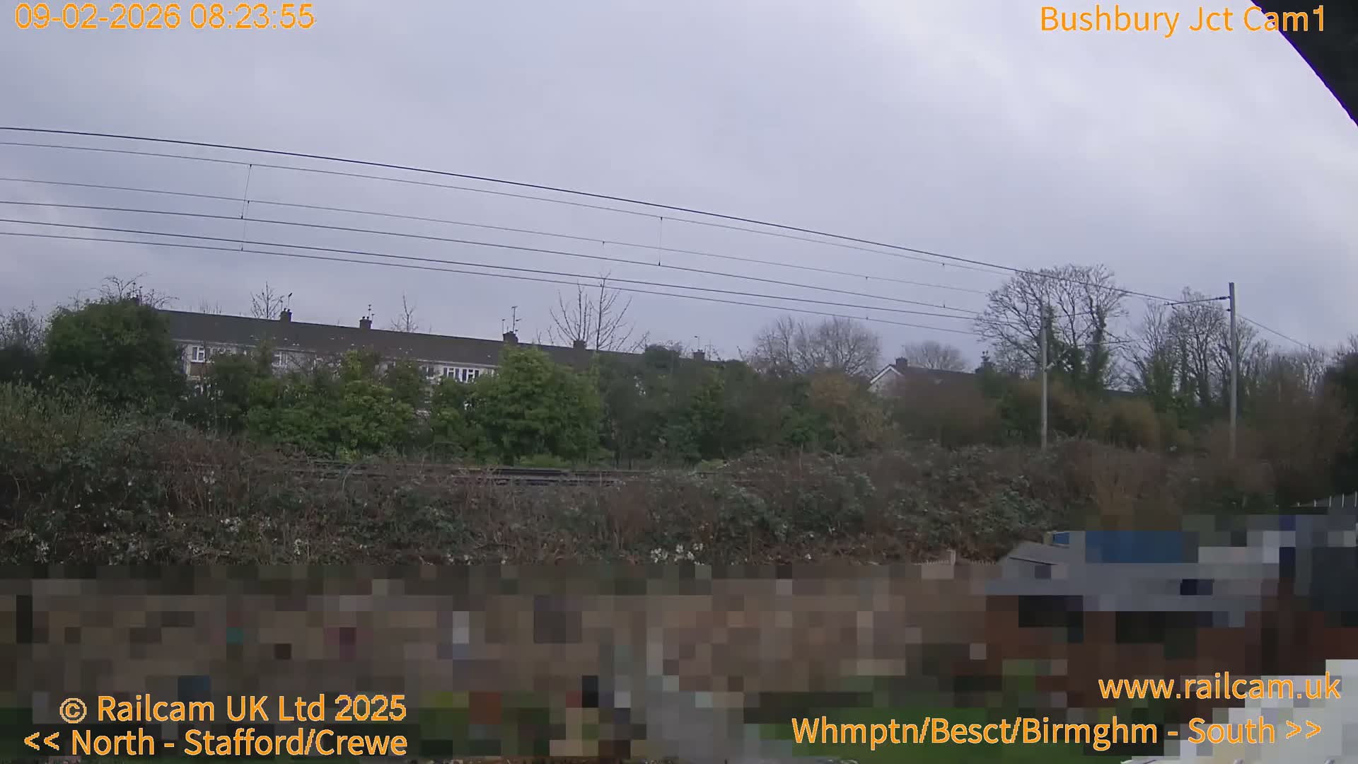 Bushbury Railway Junction Live Cam -  Wolverhampton, West Midlands, England, united Kingdom