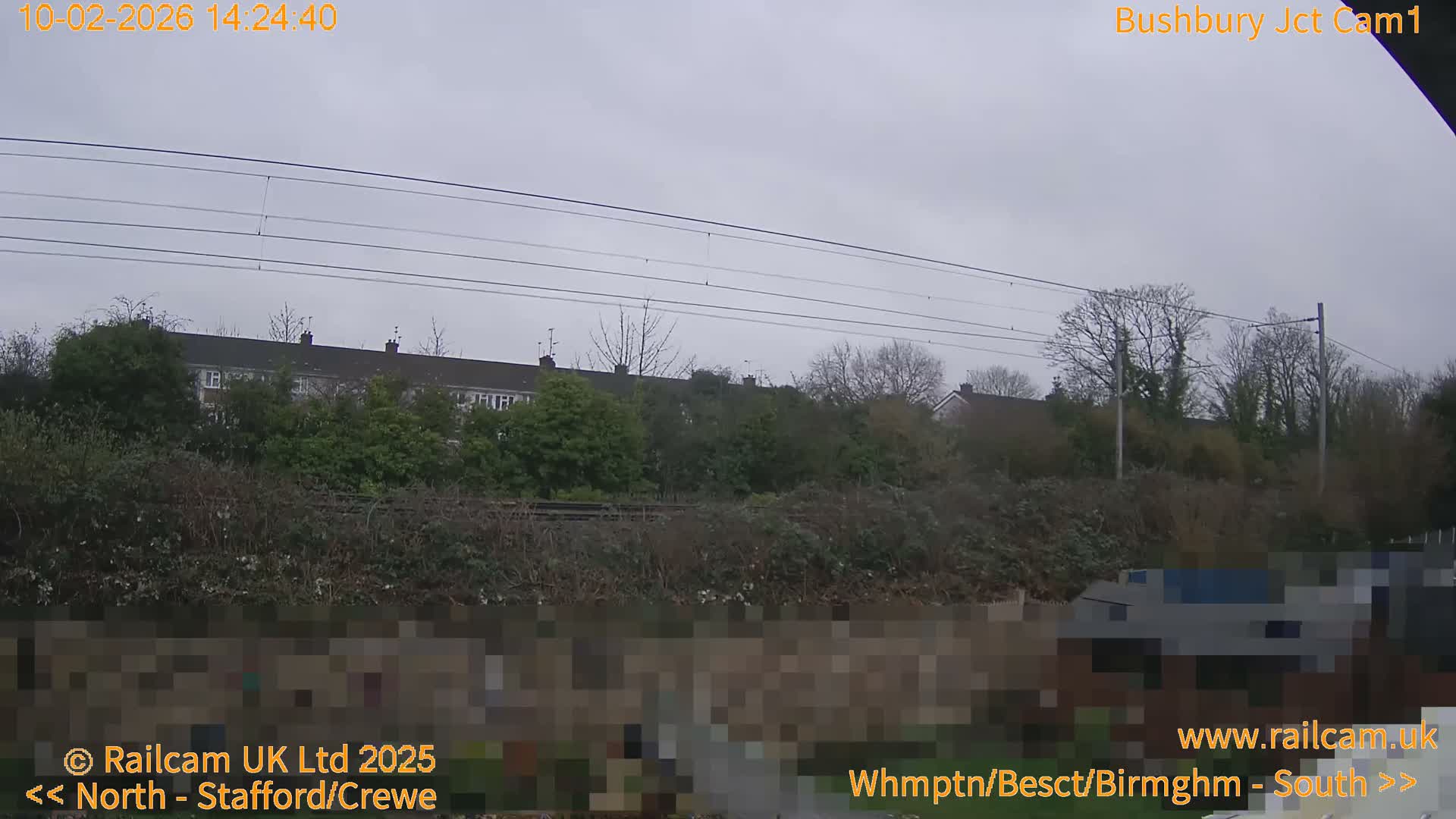 Bushbury Railway Junction Live Cam -  Wolverhampton, West Midlands, England, united Kingdom
