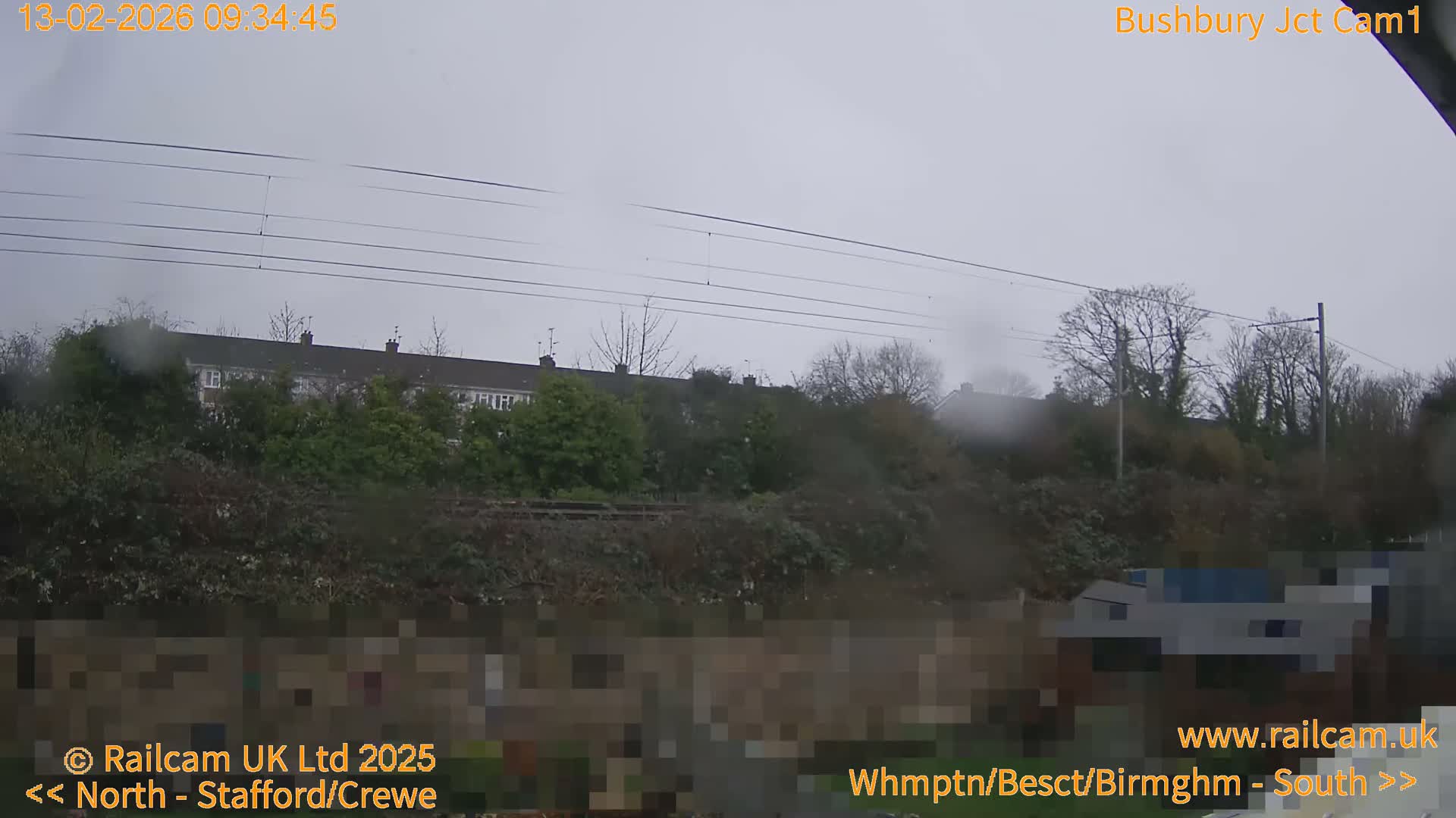 Bushbury Railway Junction Live Cam -  Wolverhampton, West Midlands, England, united Kingdom