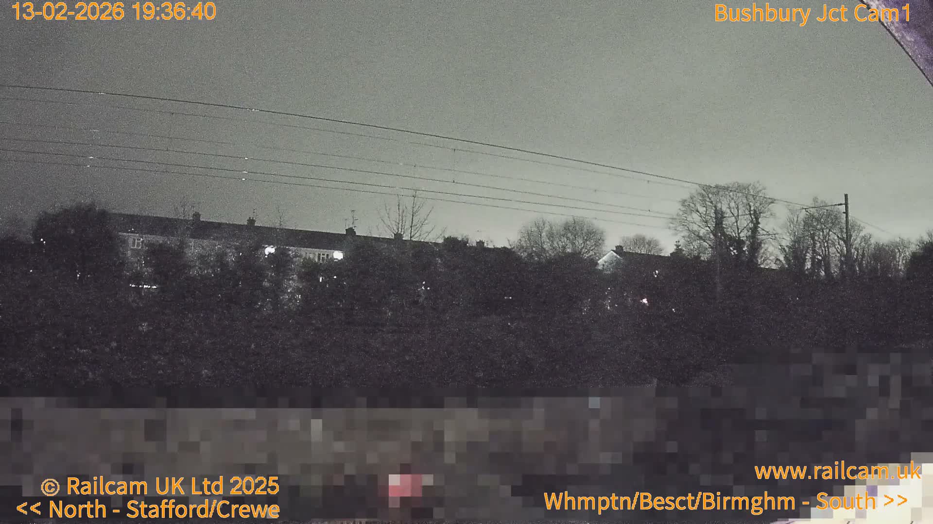 Bushbury Railway Junction Live Cam -  Wolverhampton, West Midlands, England, united Kingdom